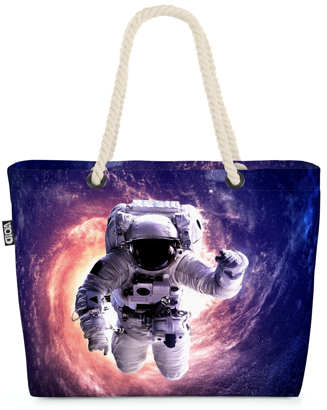 Mond Raumschiff Bag (1-tlg), Universum Strandtasche Raumfahrer Weltall Beach Astronaut VOID Astronaut