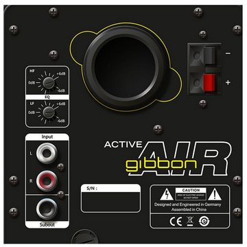 Monkey Banana Monkey Banana Gibbon AIR Monitor-Boxen Schwarz PC-Lautsprecher (Bluetooth, 60 W)