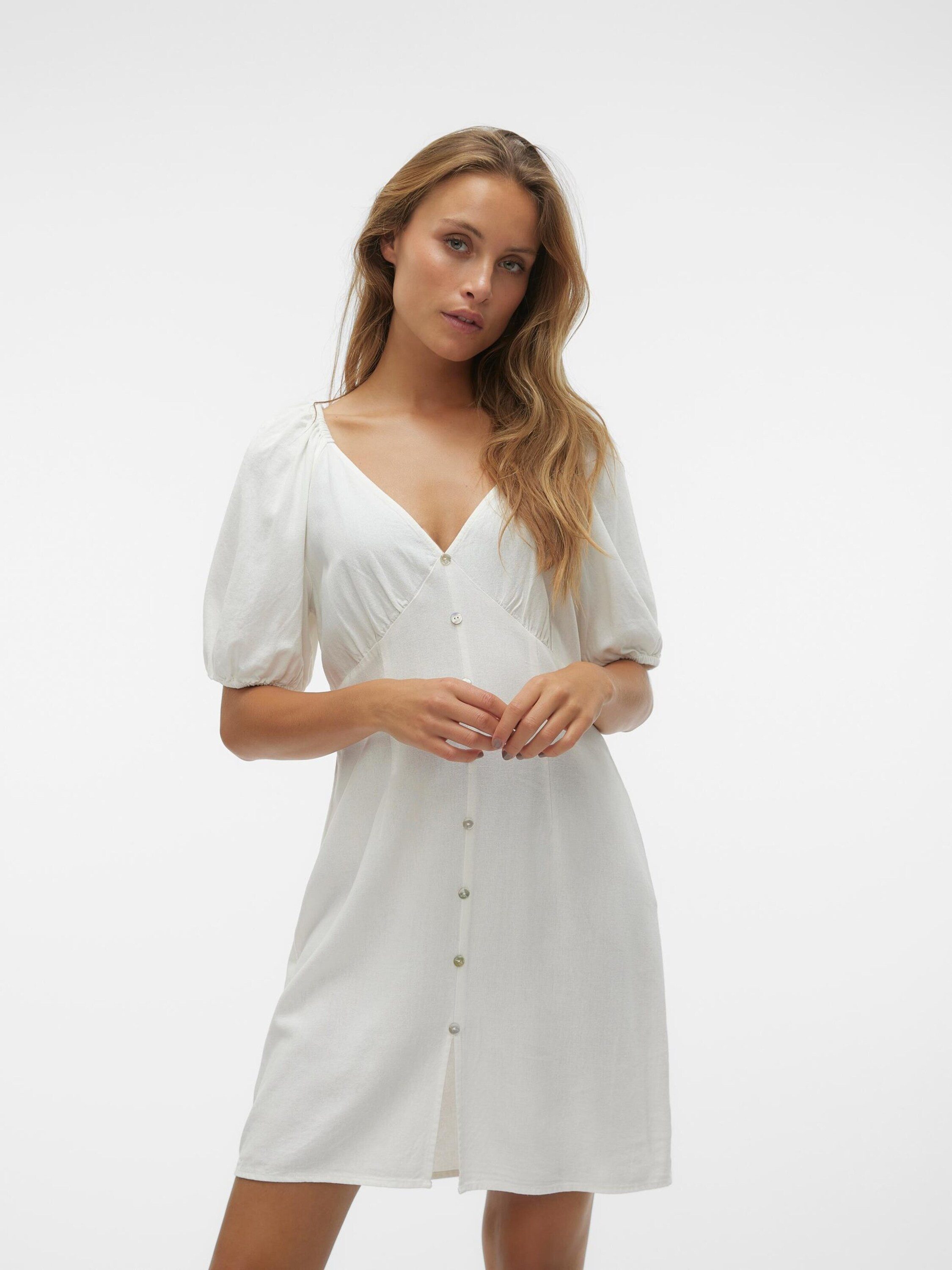 Vero Moda Jerseykleid Mymilo (1-tlg) Drapiert/gerafft