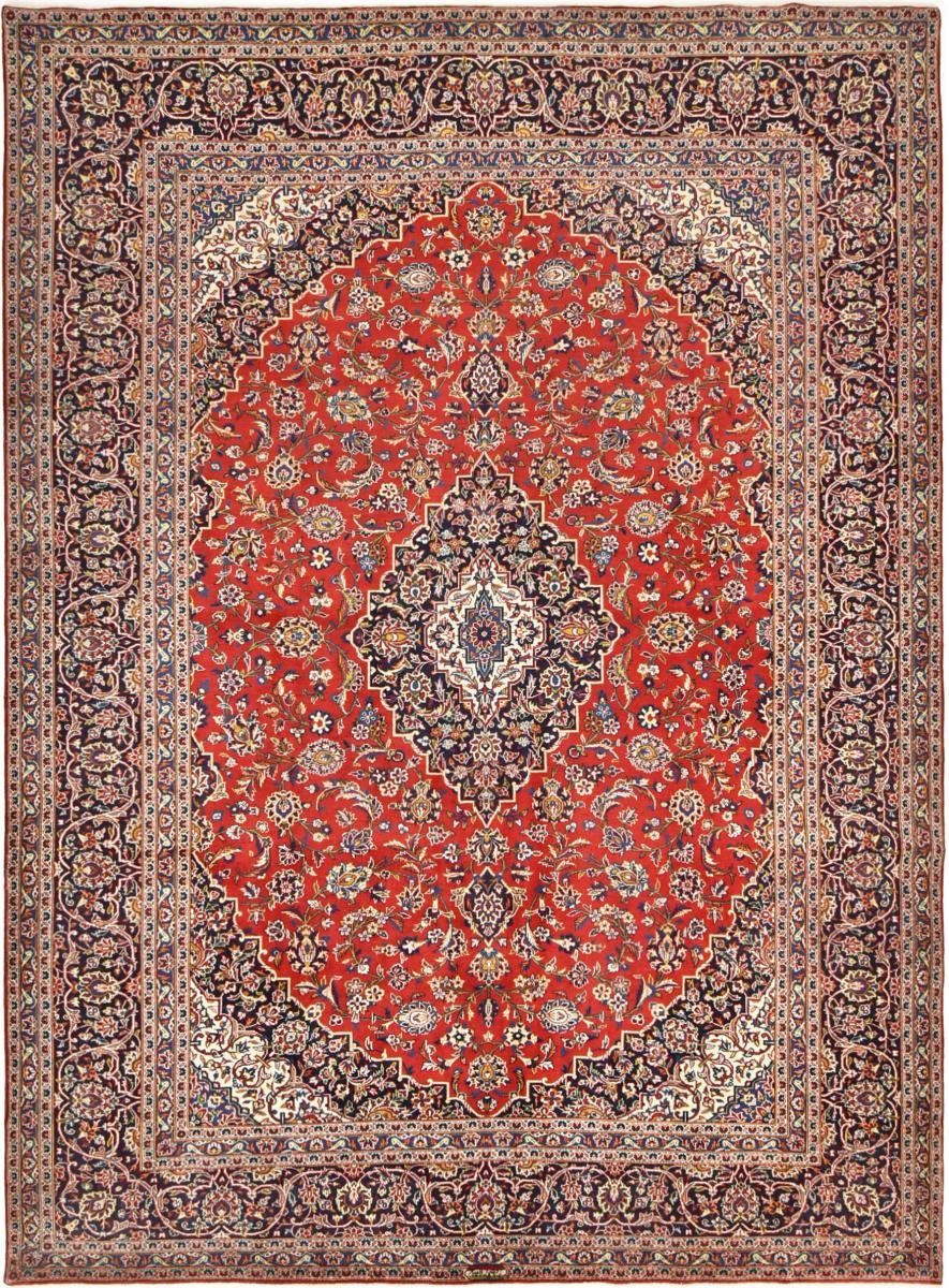 Orientteppich Keshan 292x398 Handgeknüpfter Orientteppich / Perserteppich, Nain Trading, rechteckig, Höhe: 12 mm
