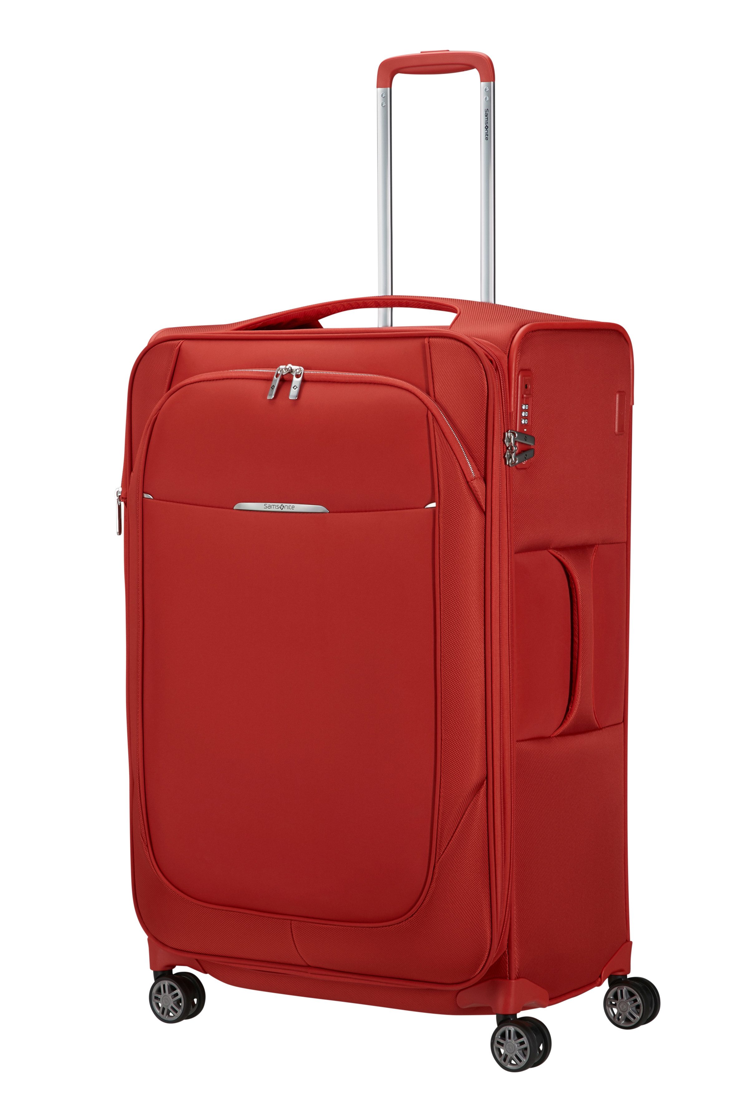 Samsonite Weichgepäck-Trolley RE-LITE, verschiedene Größen und Farben, 4 Rollen, mit arretierbarem und versenkbarem Druckknopf-Trolleysystem