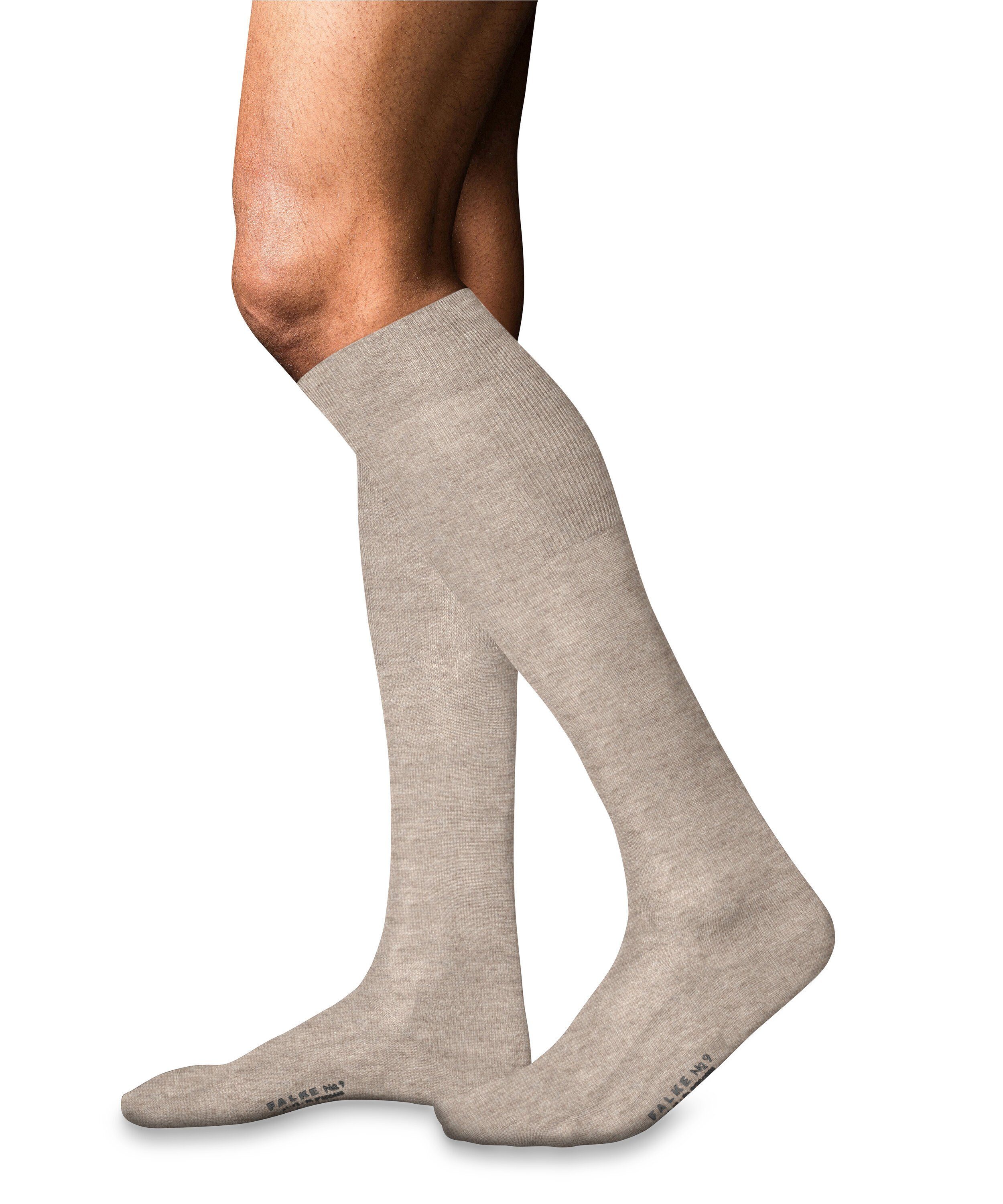 FALKE Kniestrümpfe FALKE No. 9 Pure Fil d´Écosse (1-Paar) mit reiner ägyptischer Baumwolle