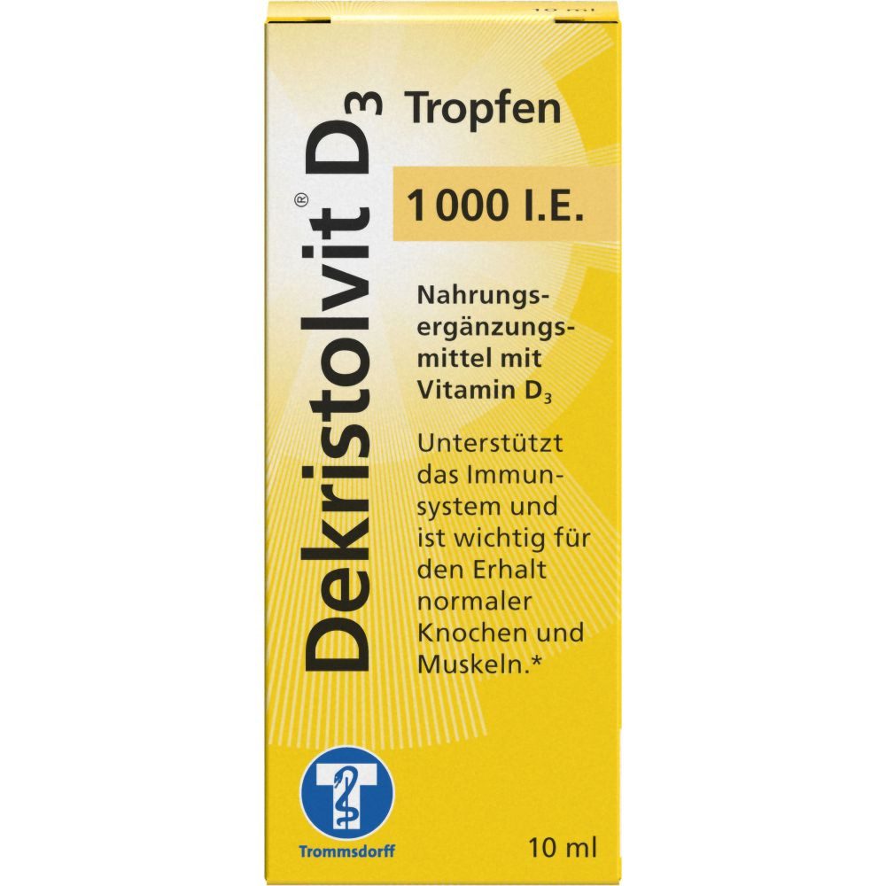 Trommsdorff GmbH & Co. KG DEKRISTOLVIT D3 1000 I.E. Tropfen Tropfen, 10 ml