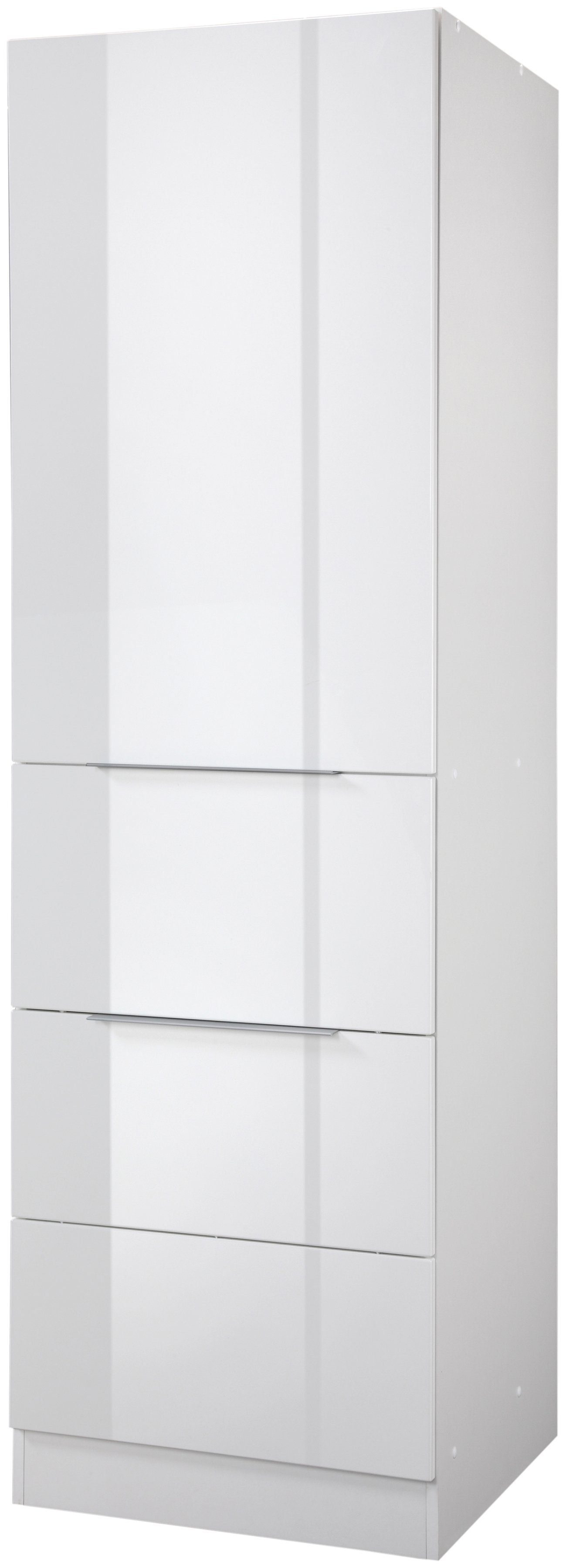 KOCHSTATION Seitenschrank KS-Brindisi 60 cm breit, 200 cm hoch, viel Stauraum