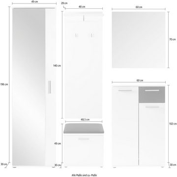 INOSIGN Garderoben-Set Jakob, (5-St)