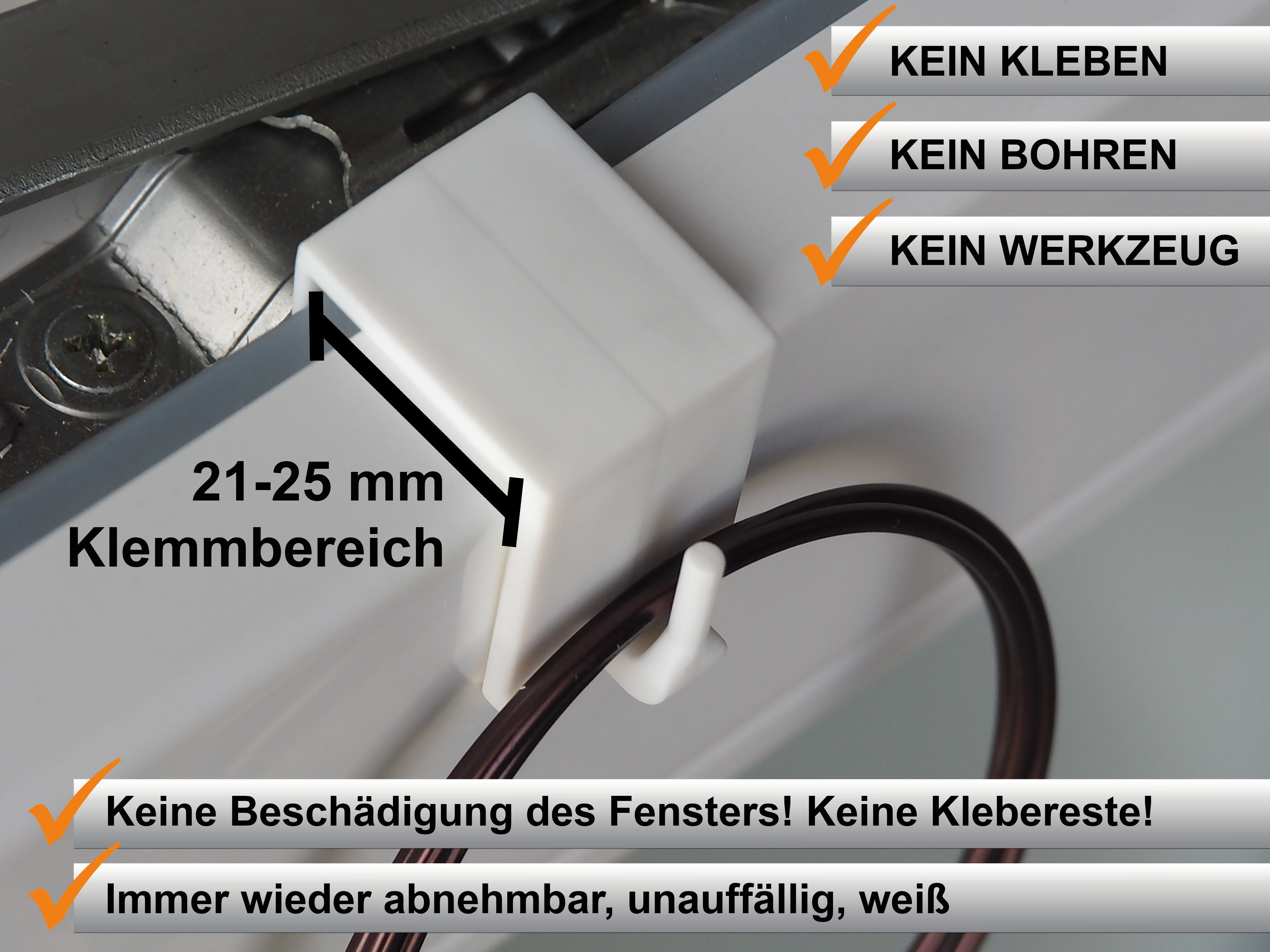 dekondo Fensterhaken Dekohaken Dekoklipp Fensterklipp Gardinenhaken günstig online kaufen
