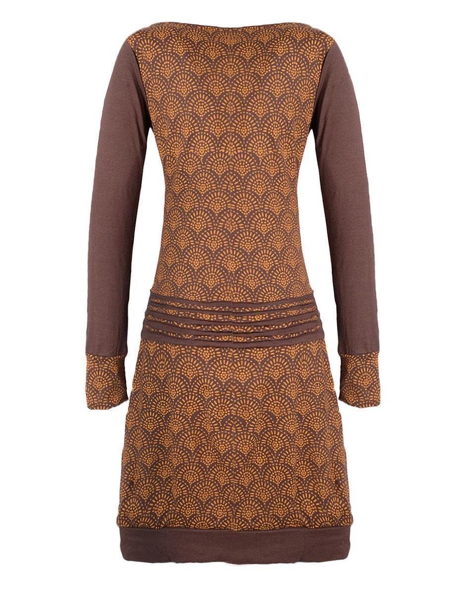 Vishes Jerseykleid Leichtes JerseykleidLangarm Kleider Sweatkleid günstig online kaufen