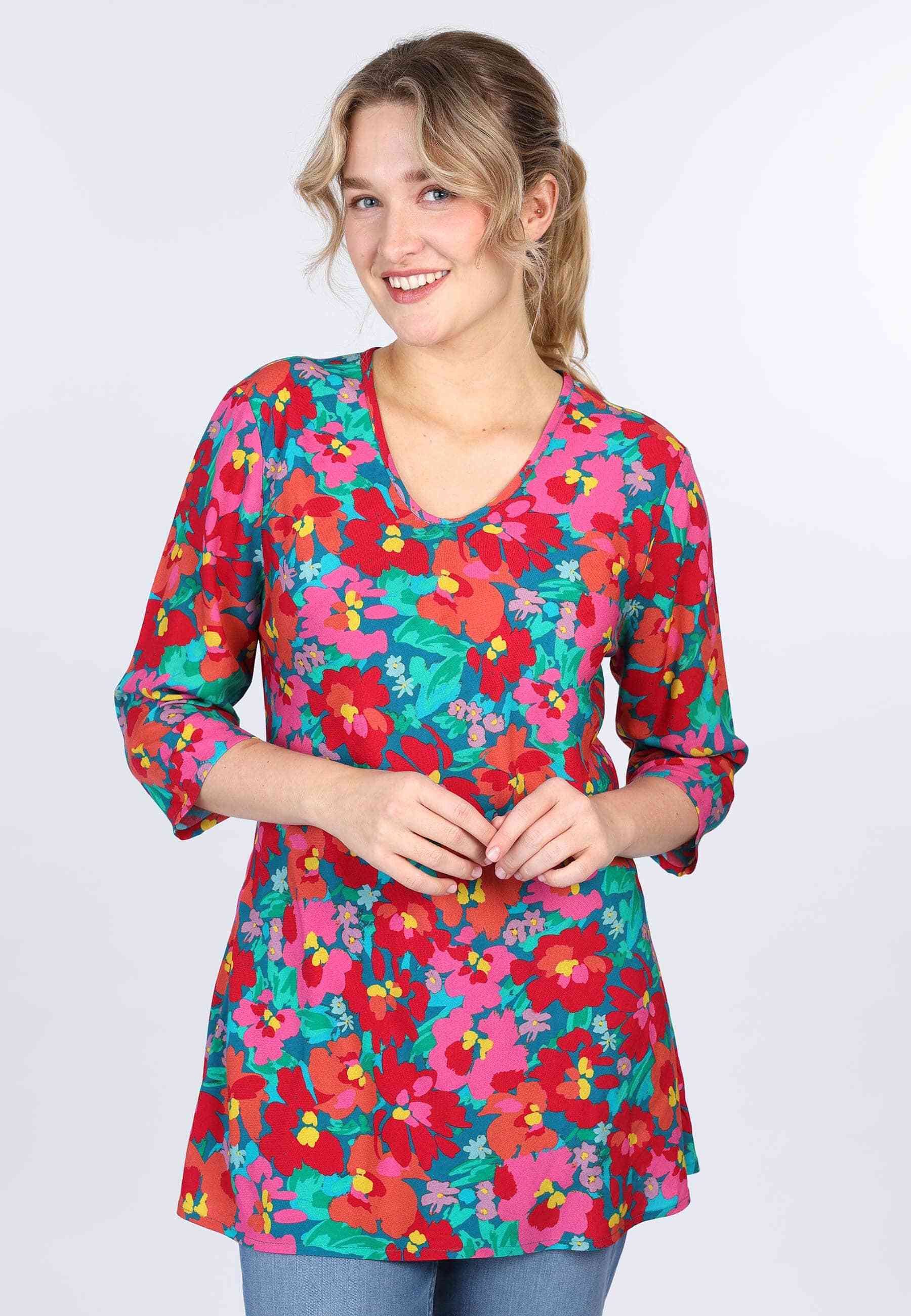 Deerberg Tunika Babsi Big Flower günstig online kaufen