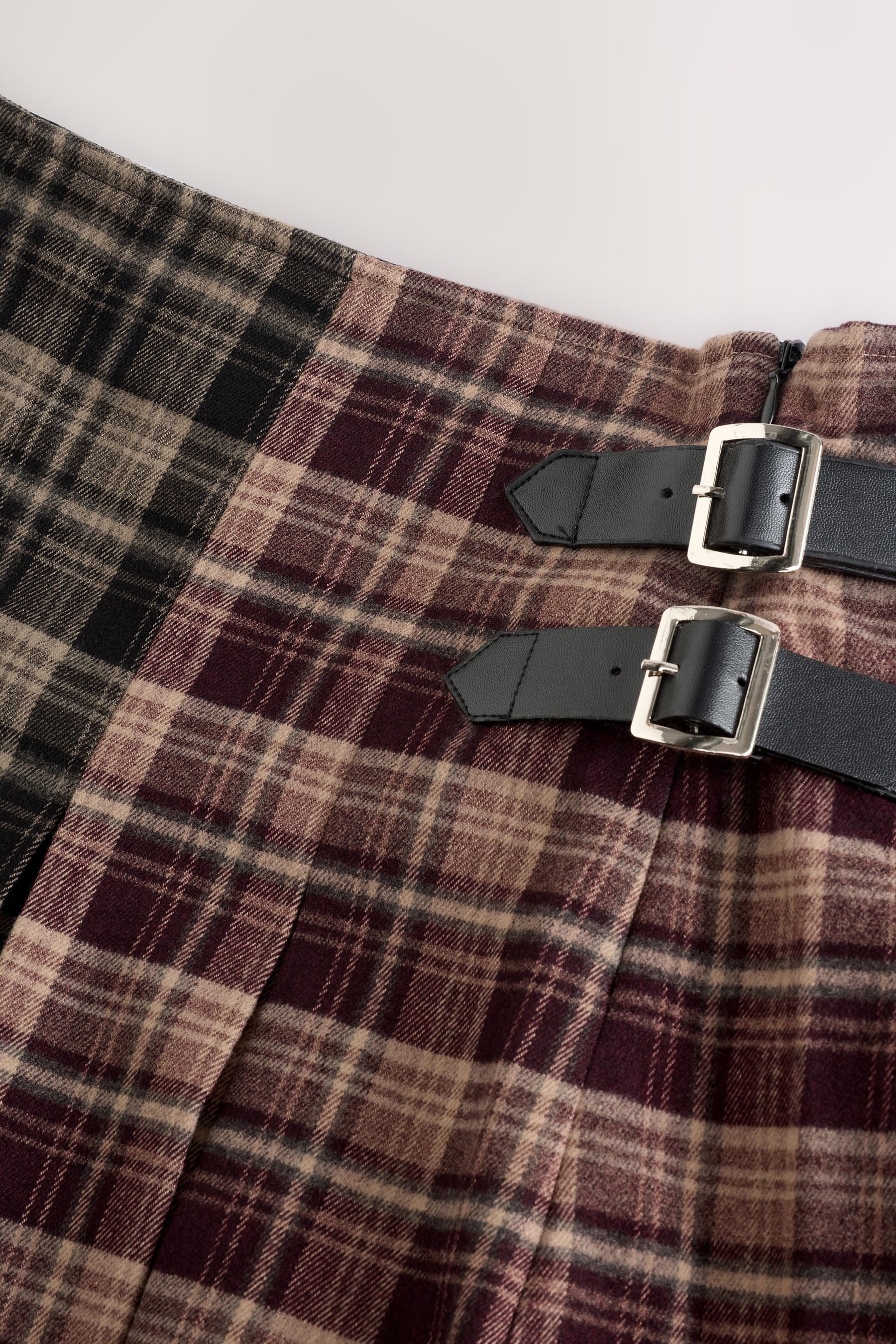 Next Karorock Karierter, knielanger Kilt, Kurzgröße günstig online kaufen