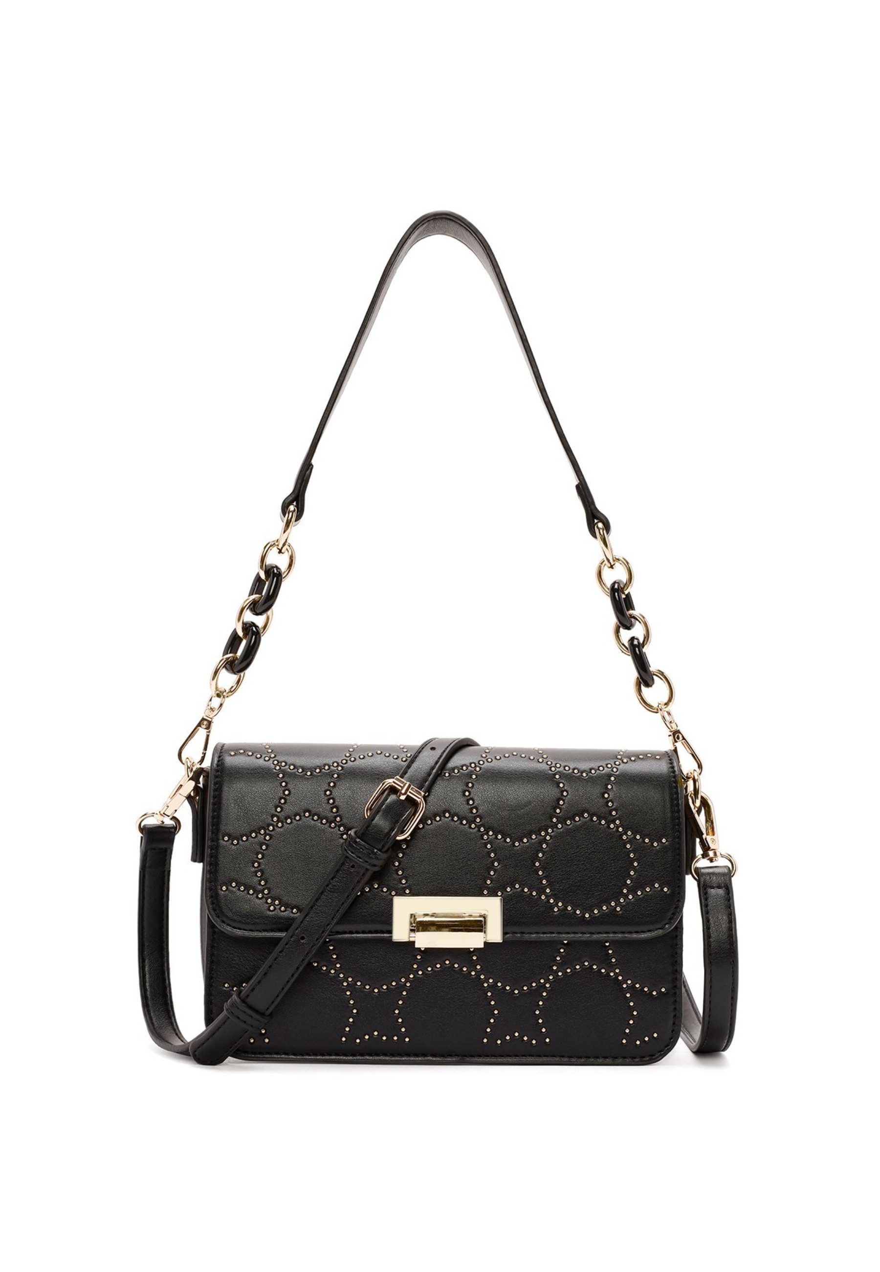 Derimod Umhängetasche Handtasche aus Kunstleder