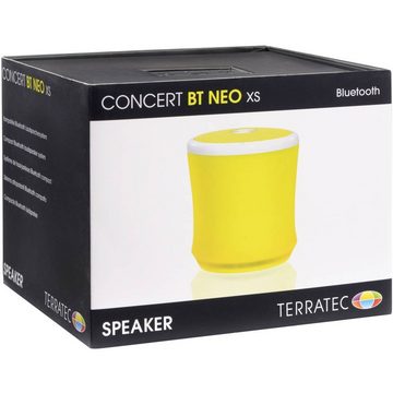 Terratec CONCERT BT NEO xs Bluetooth-Speaker Bluetooth-Lautsprecher (Freisprechfunktion)