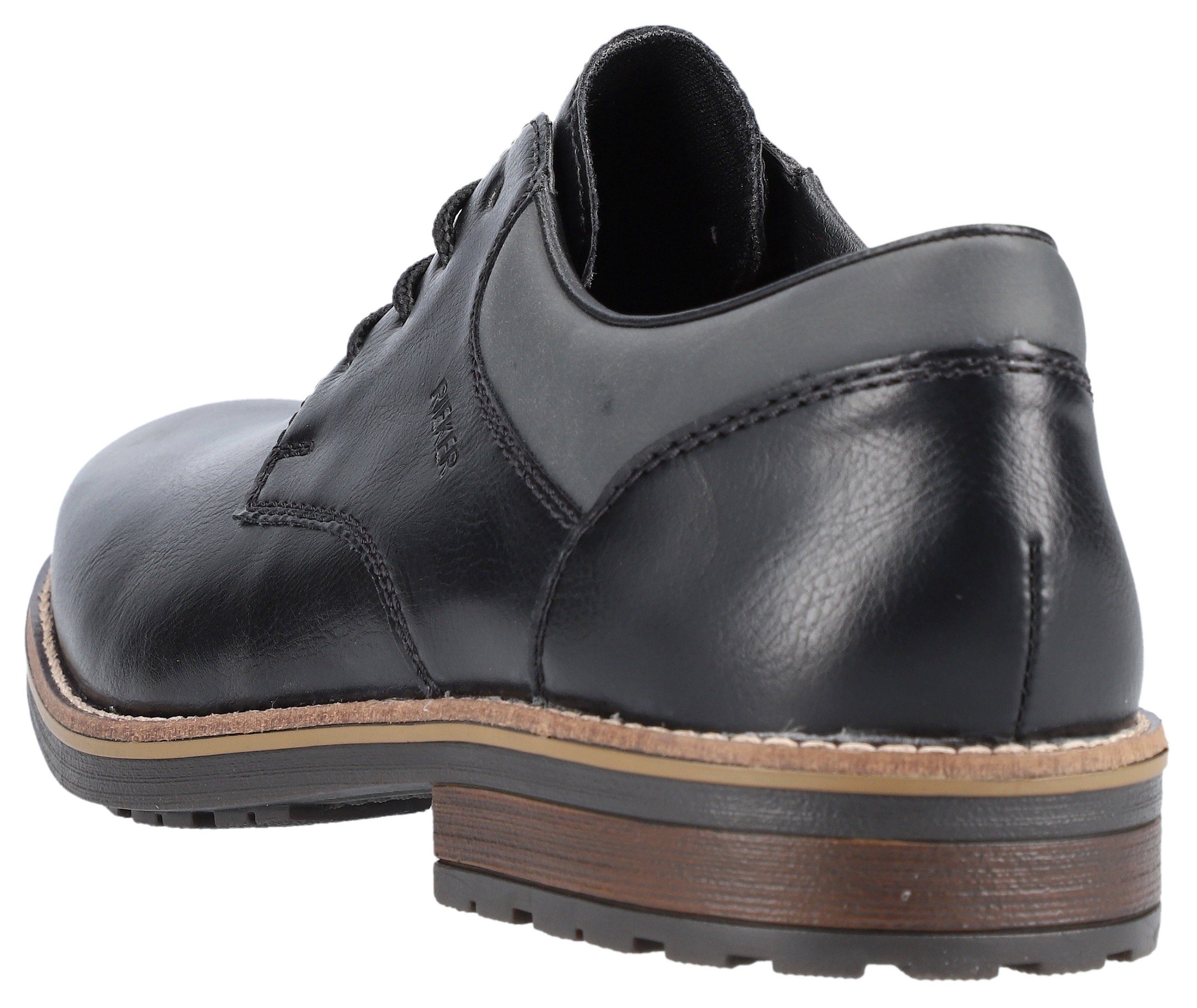 Rieker Schnürschuh in eleganter Optik, Freizeitschuh, Halbschuh, Schnürschu günstig online kaufen