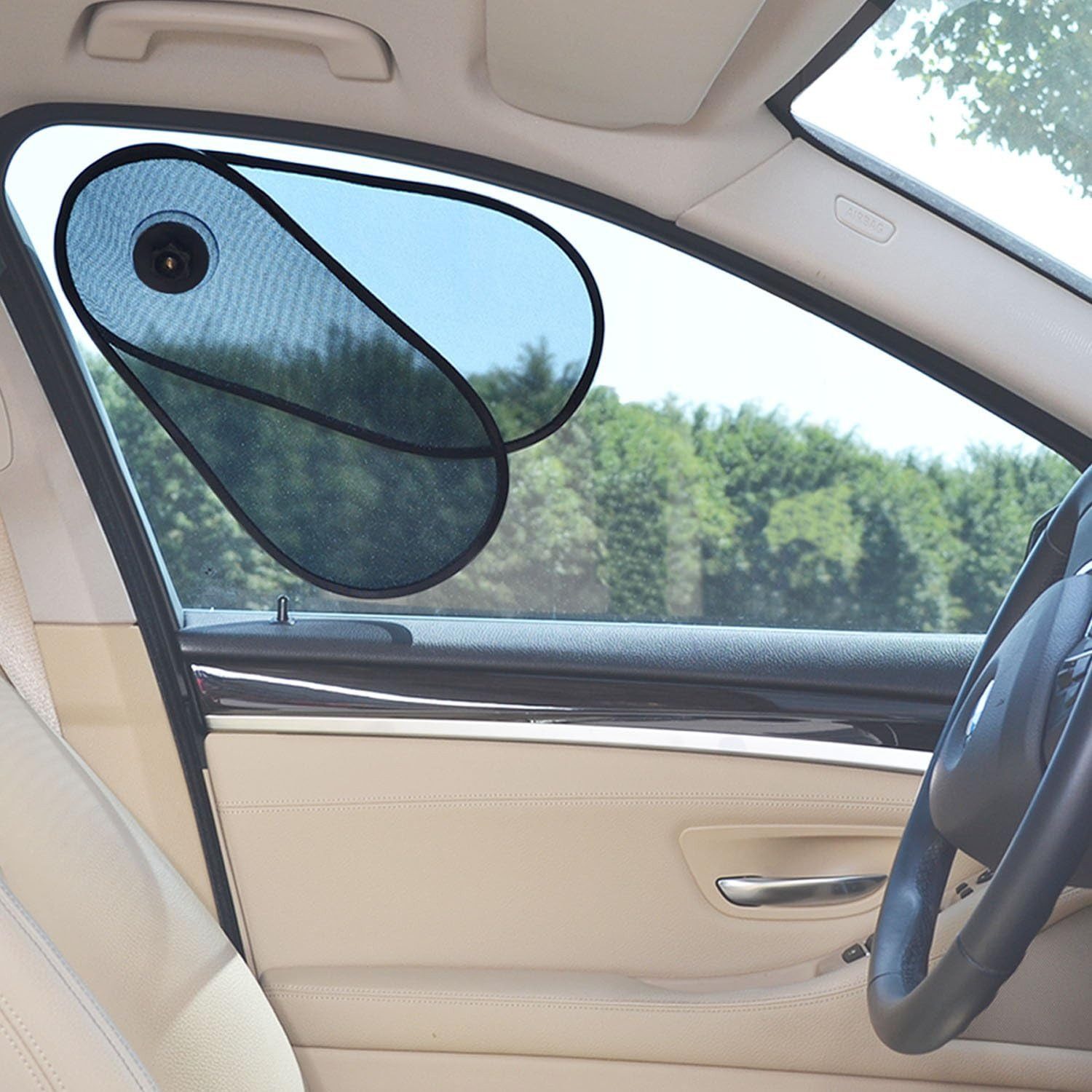 FELIXLEO Autosonnenschutz 2pcsAutofenster Sonnenstrahlenblocker Reduziert Blendung Fenster