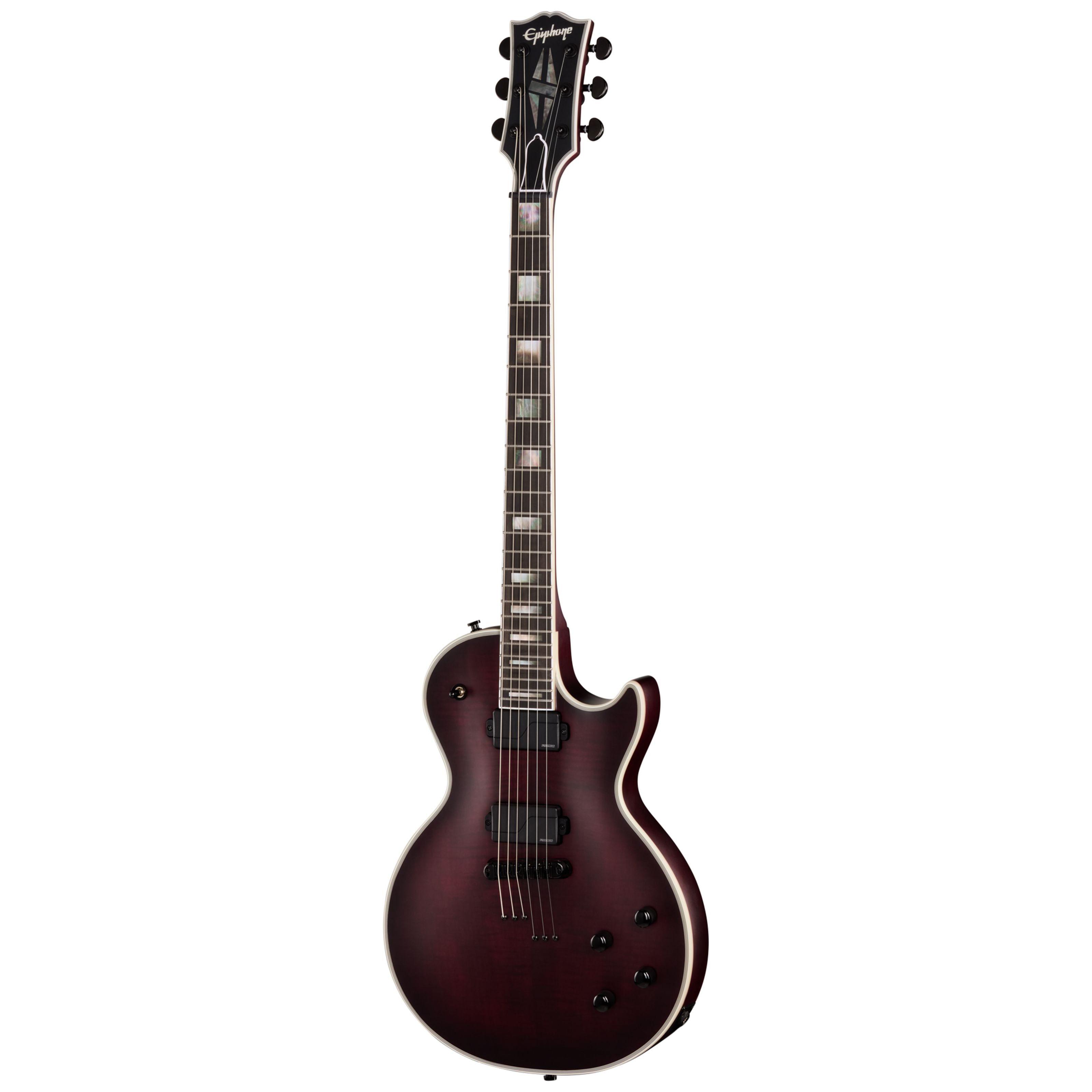Epiphone E-Gitarre, Prophecy Les Paul Crimson Fog Satin - Single Cut E-Gitarre