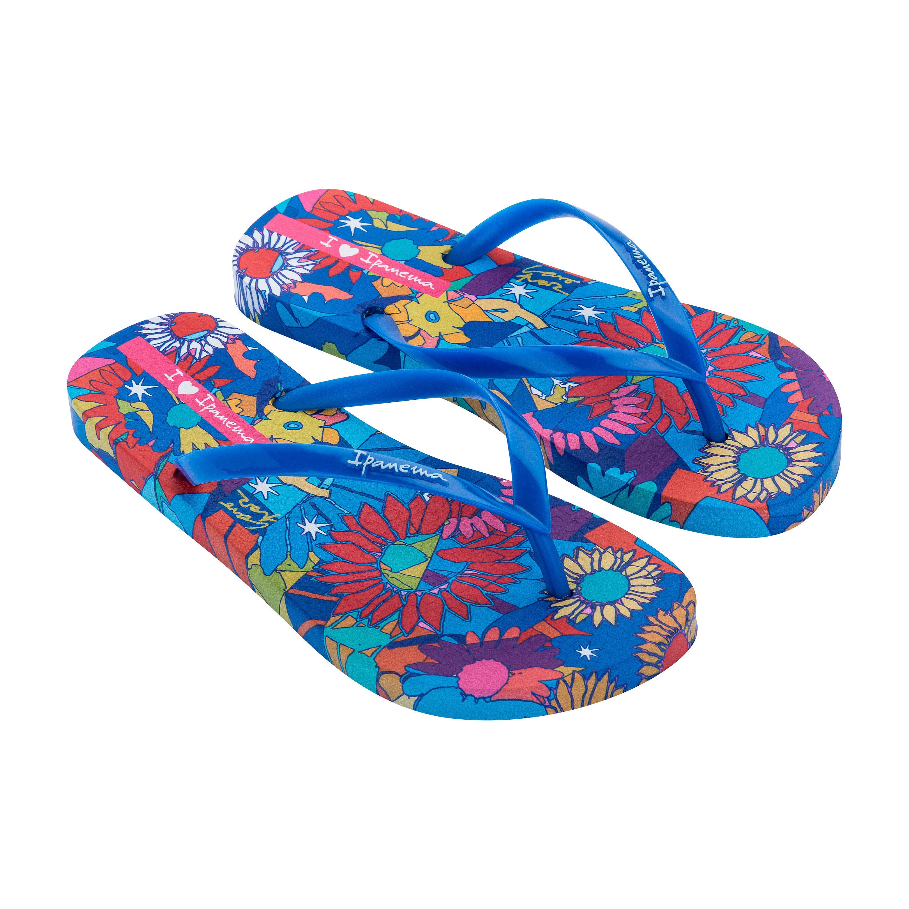 Ipanema IPANEMA GRAFFITI V FEM - Zehentrenner / Flip Flop Zehentrenner bunte Flip Flops - wasserfest - auffällige Design