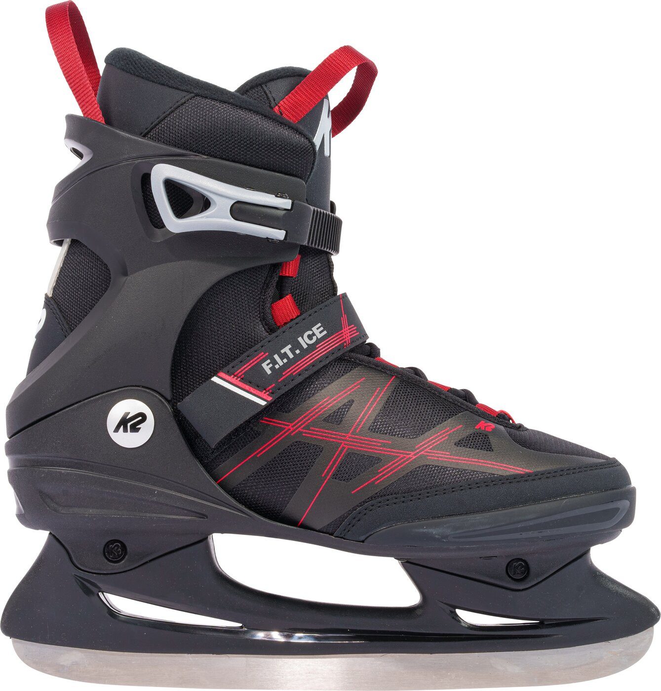 K2 Schlittschuhe F.I.T. ICE black_red WEISS