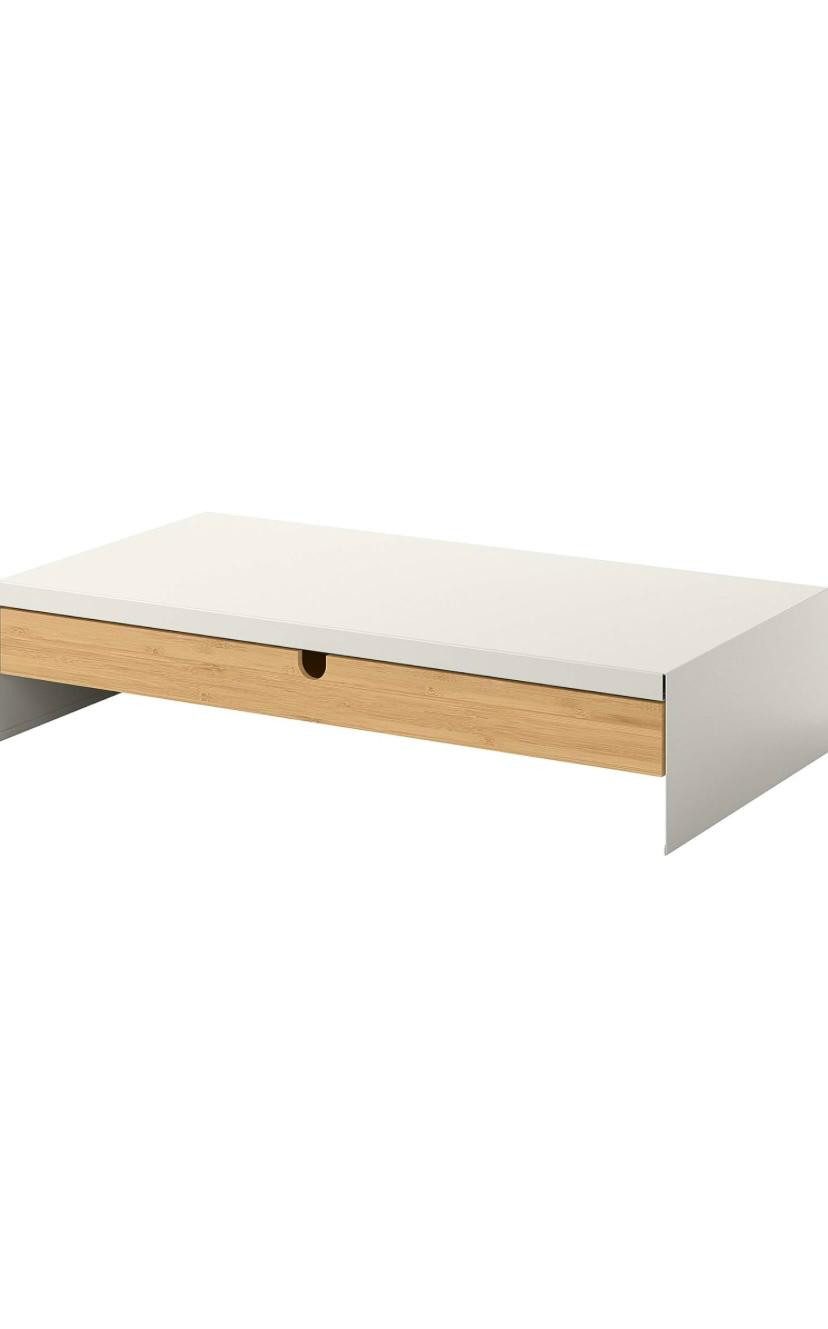 IKEA Monitorständer IKEA ELLOVEN Monitorständer mit Schublade, 47x26x10 cm