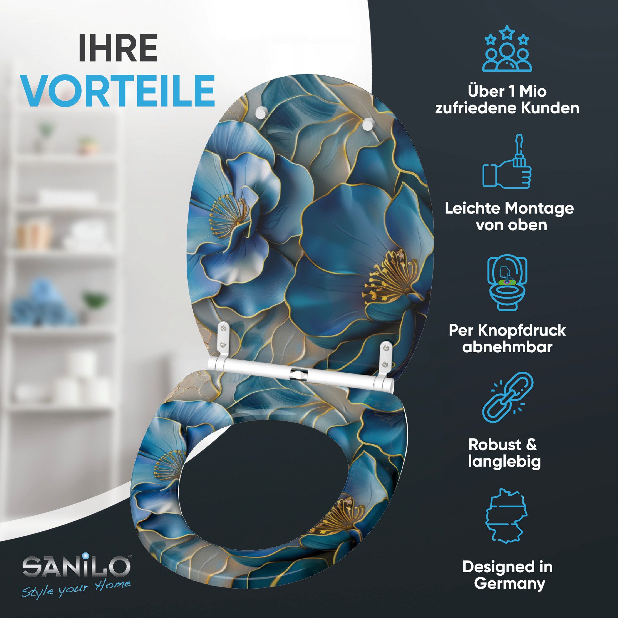 Sanilo WC-Sitz mit Absenkautomatik & Top günstig online kaufen