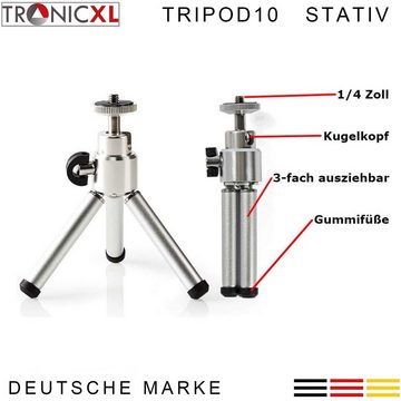TronicXL Mini Kamerastativ mit Kugelkopf für Nikon Canon Sony Tisch Stativ Ministativ