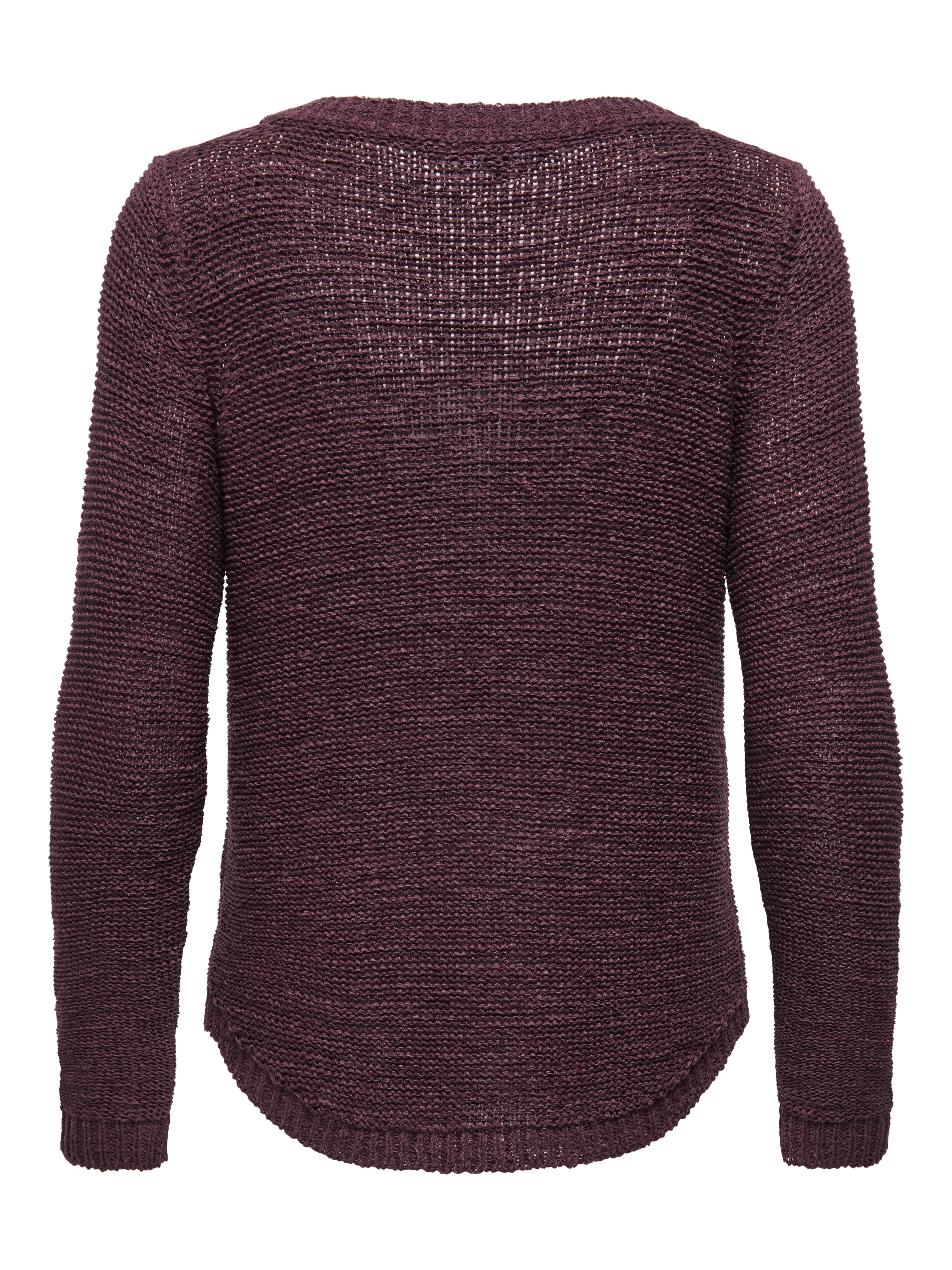 ONLY Strickpullover ONLGEENA XO L/S PULLOVER KNT NOOS Materialmix, regular fit
