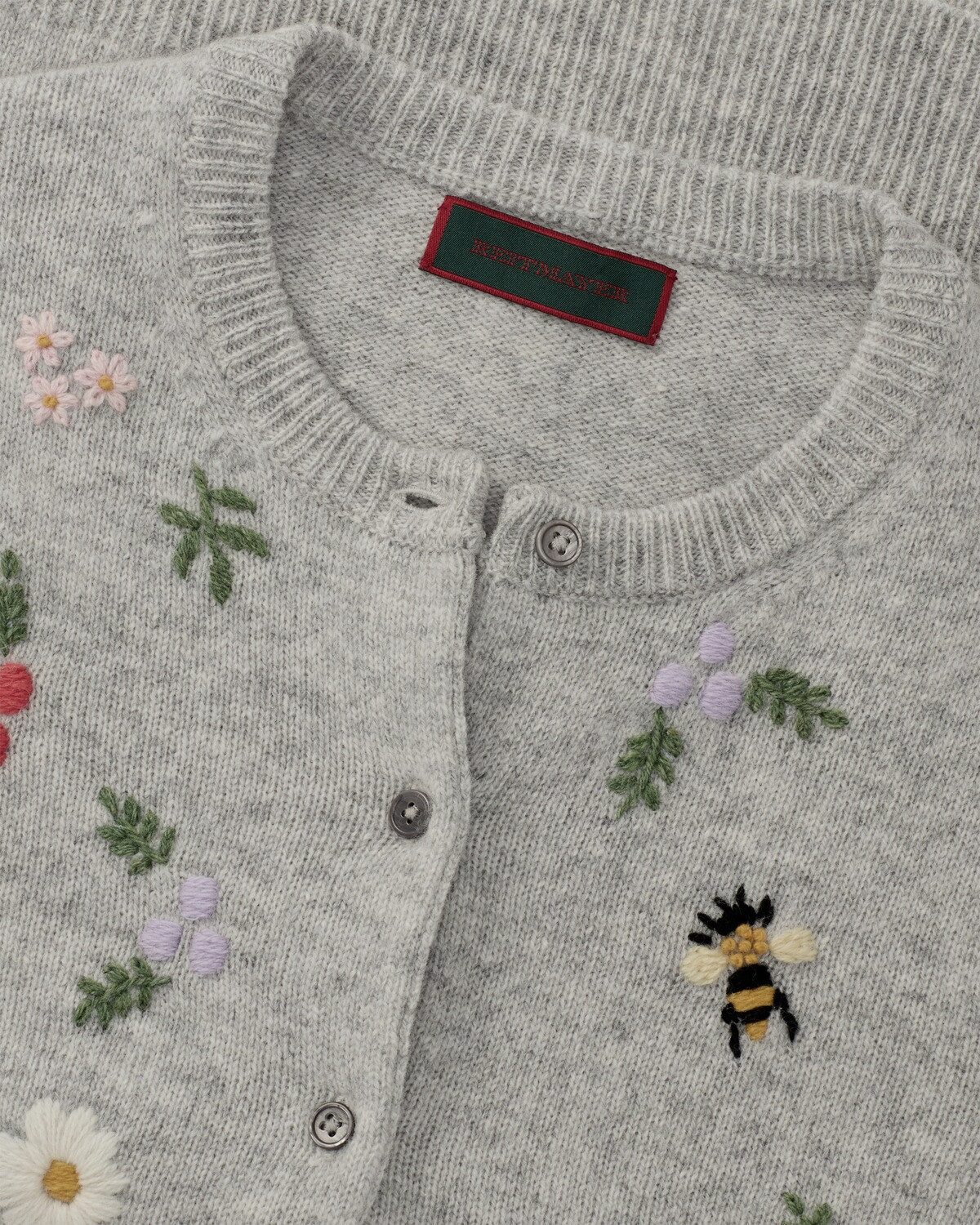 Reitmayer Strickjacke Cardigan mit Stickereien