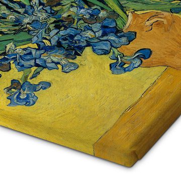 Posterlounge Leinwandbild Vincent van Gogh, Iris, 1890, Wohnzimmer Malerei