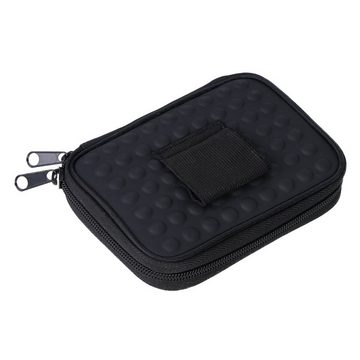 Hama Navigationstasche Navi-Tasche Dots GPS Case Etui Schutz-Hülle, für 5" 5,5" Navigation, große Innentasche, Hand-/Gürtelschlaufe