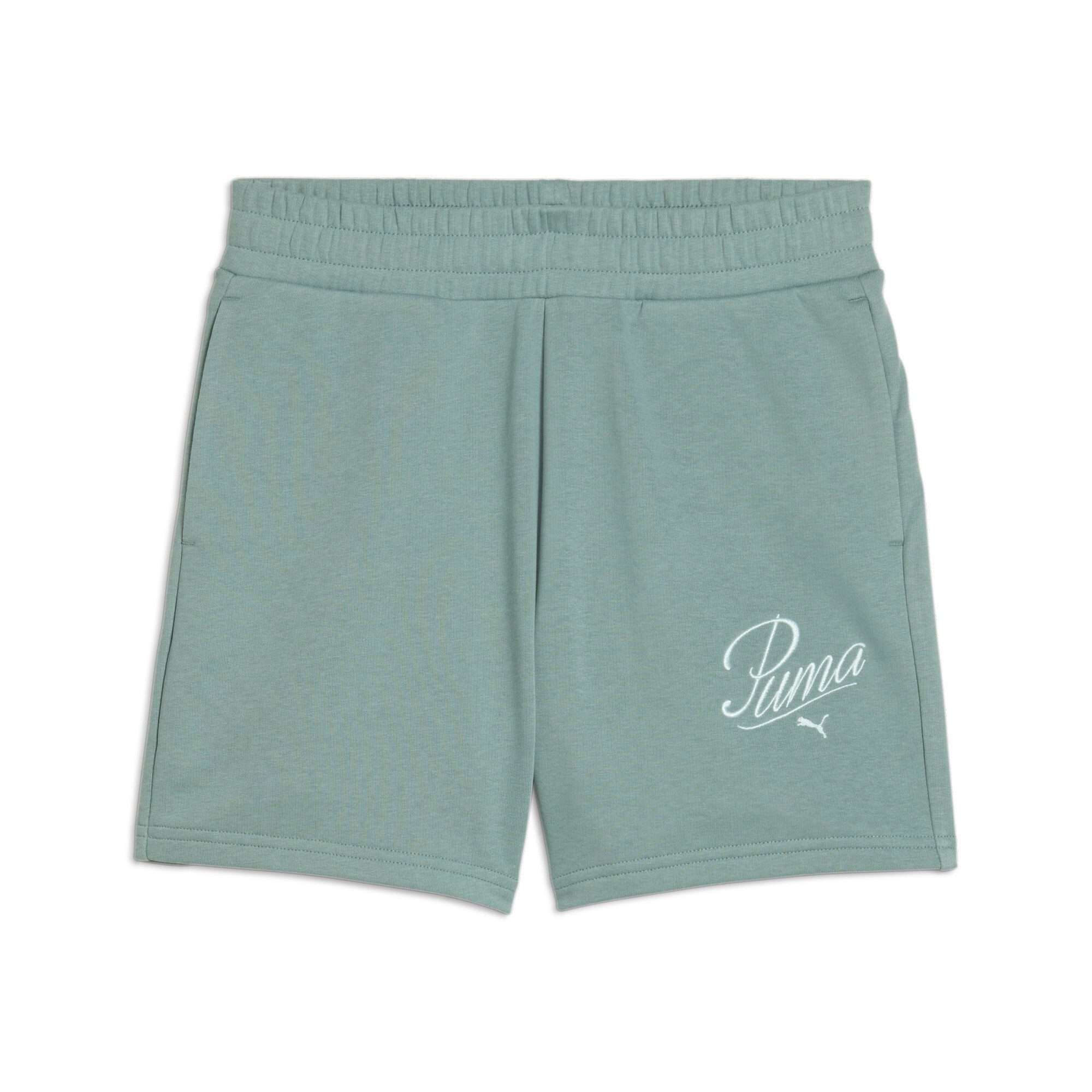 PUMA Trainingsshorts ESS SCRIPT HIGH-WAIST SHORTS günstig online kaufen