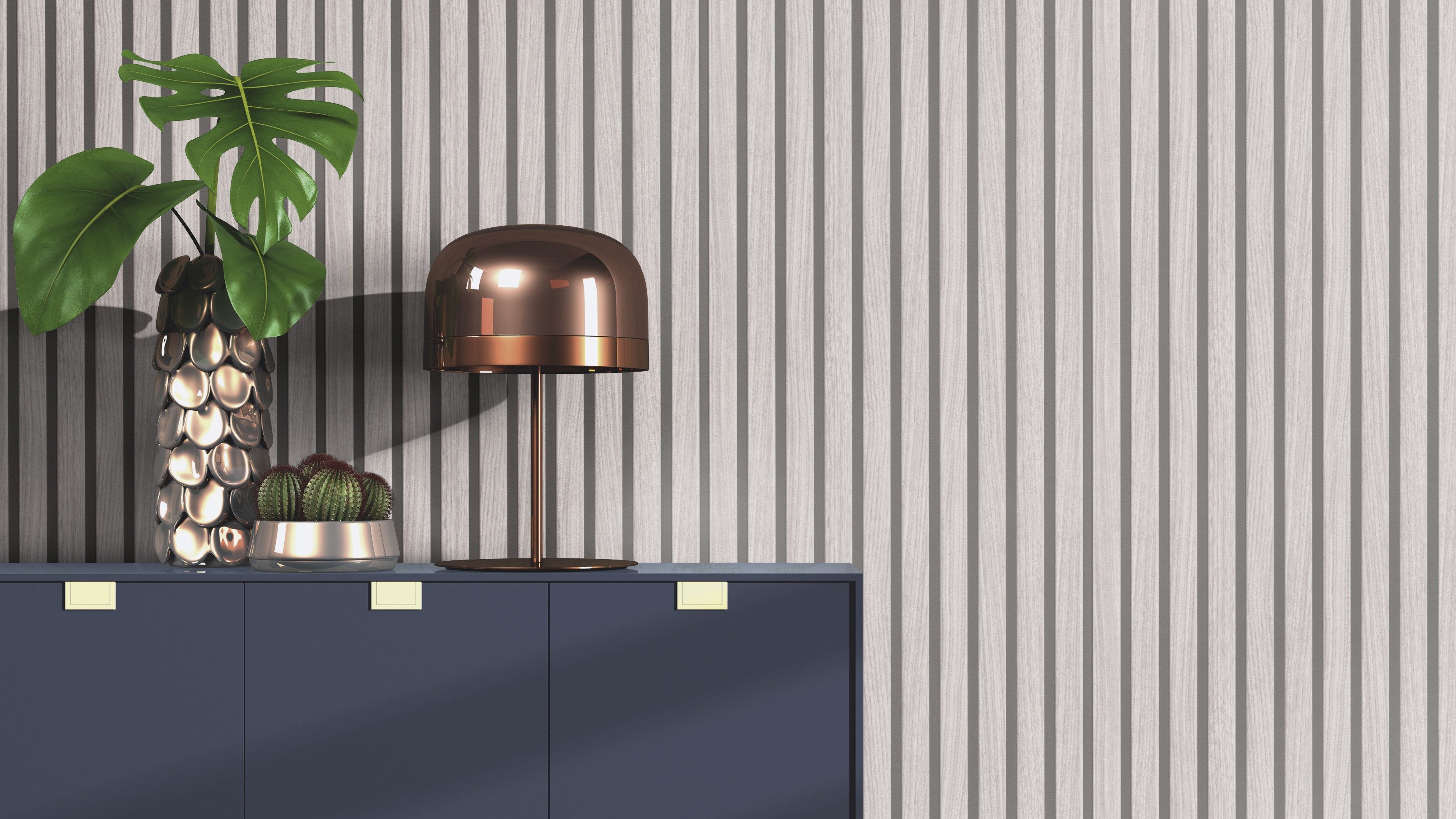 Rasch Papiertapete Papiertapete mit Holzpaneelen in Grau, glatt, Holz, Akus günstig online kaufen