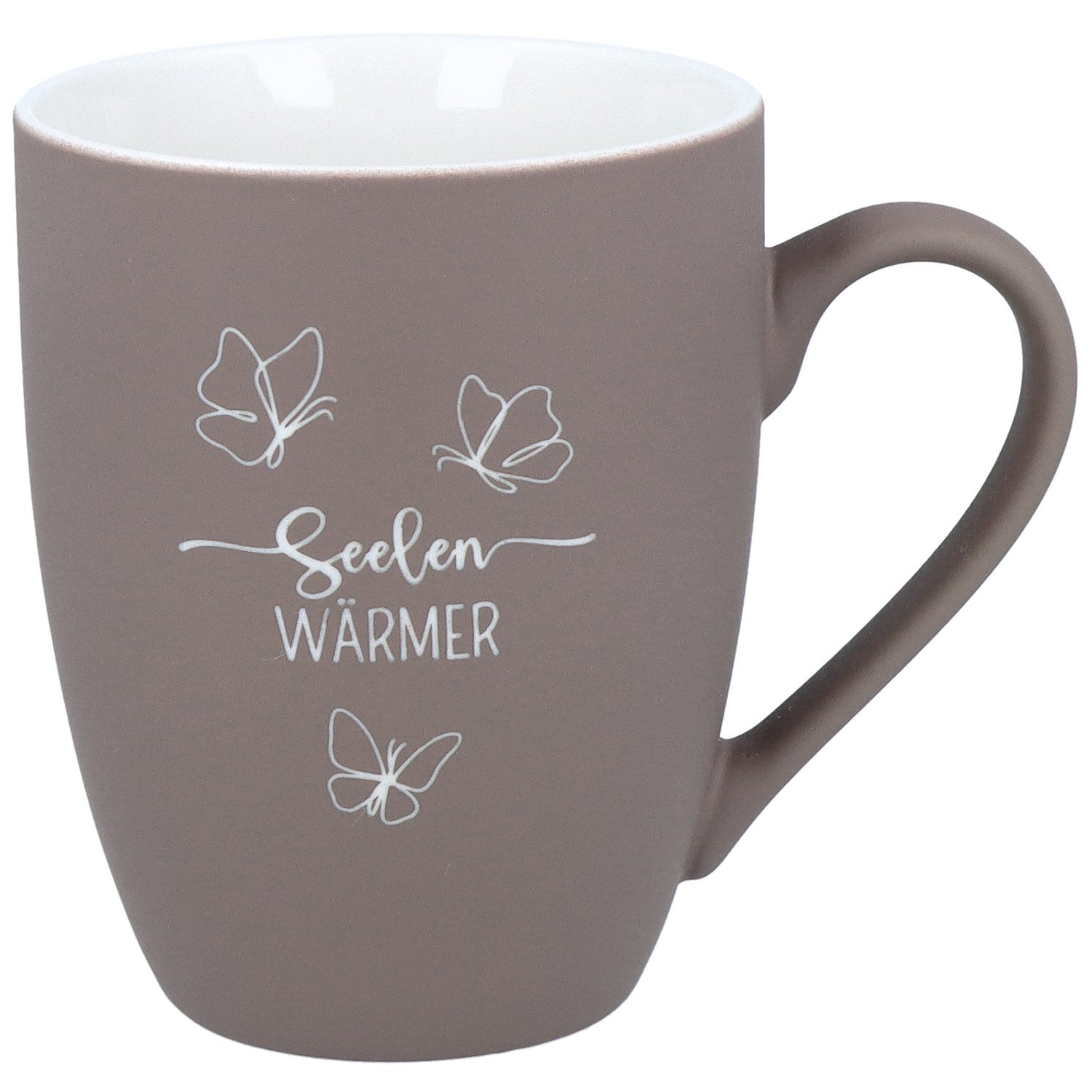 Spruchreif® Tasse SOFT-TOUCH-Tasse mit beidseitiger Gravur, Geschenkidee Teeliebhaber