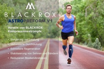 BLACKROX Kompressionsstrümpfe [Vergleichssieger 2024] Astropreform V1, Gr. S-XL, Damen und Herren