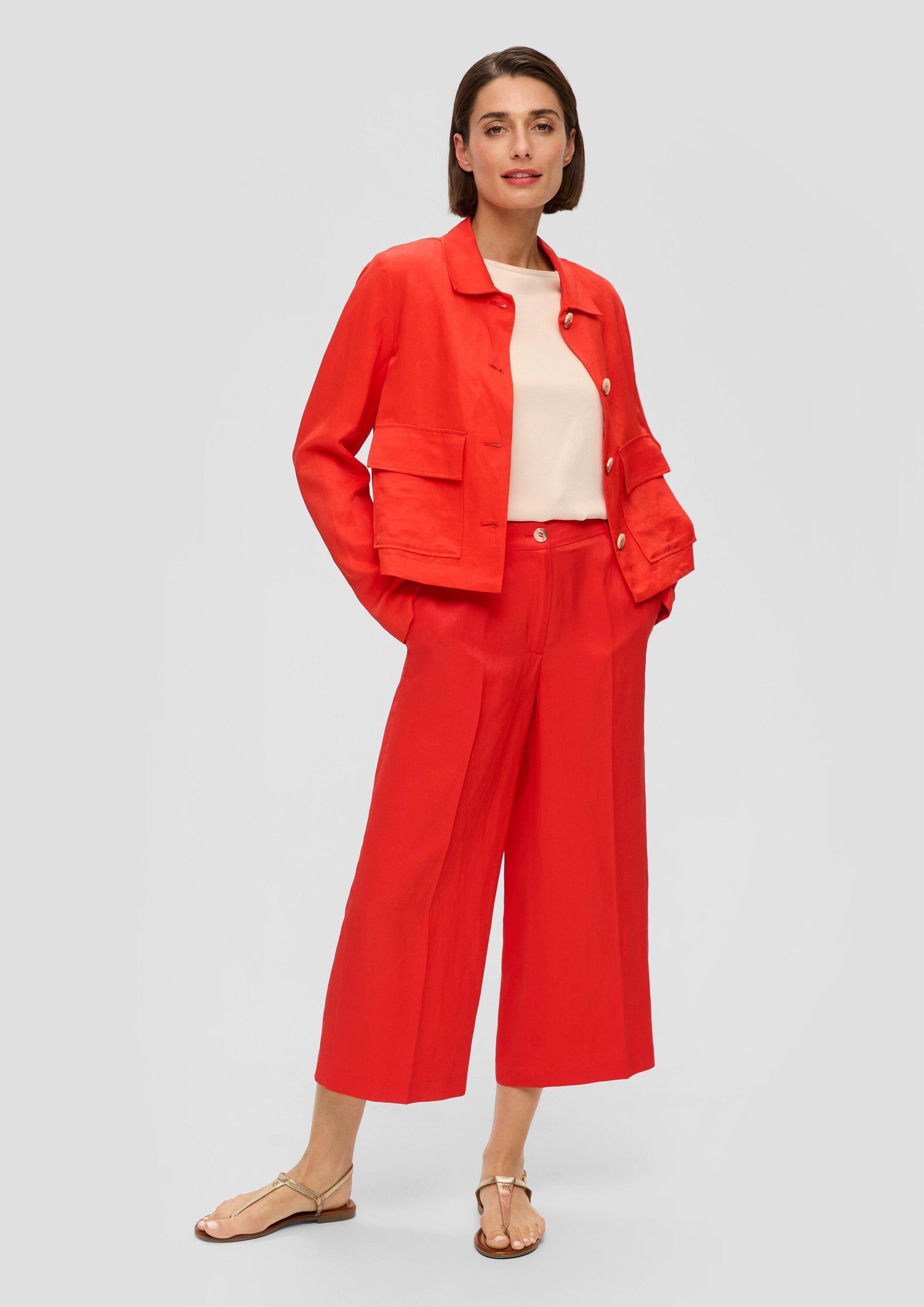 s.Oliver Culotte Hose Culotte mit Wide leg günstig online kaufen