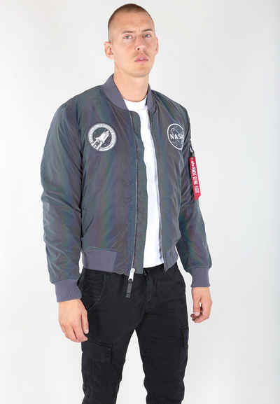 Alpha Industries Bomberjacke ALPHA INDUSTRIES Men - Bomber Jackets MA-1 NASA Rainbow Ref.