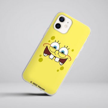 DeinDesign Handyhülle Spongebob Schwammkopf Offizielles Lizenzprodukt Kindheit, Apple iPhone 12 Silikon Hülle Bumper Case Handy Schutzhülle