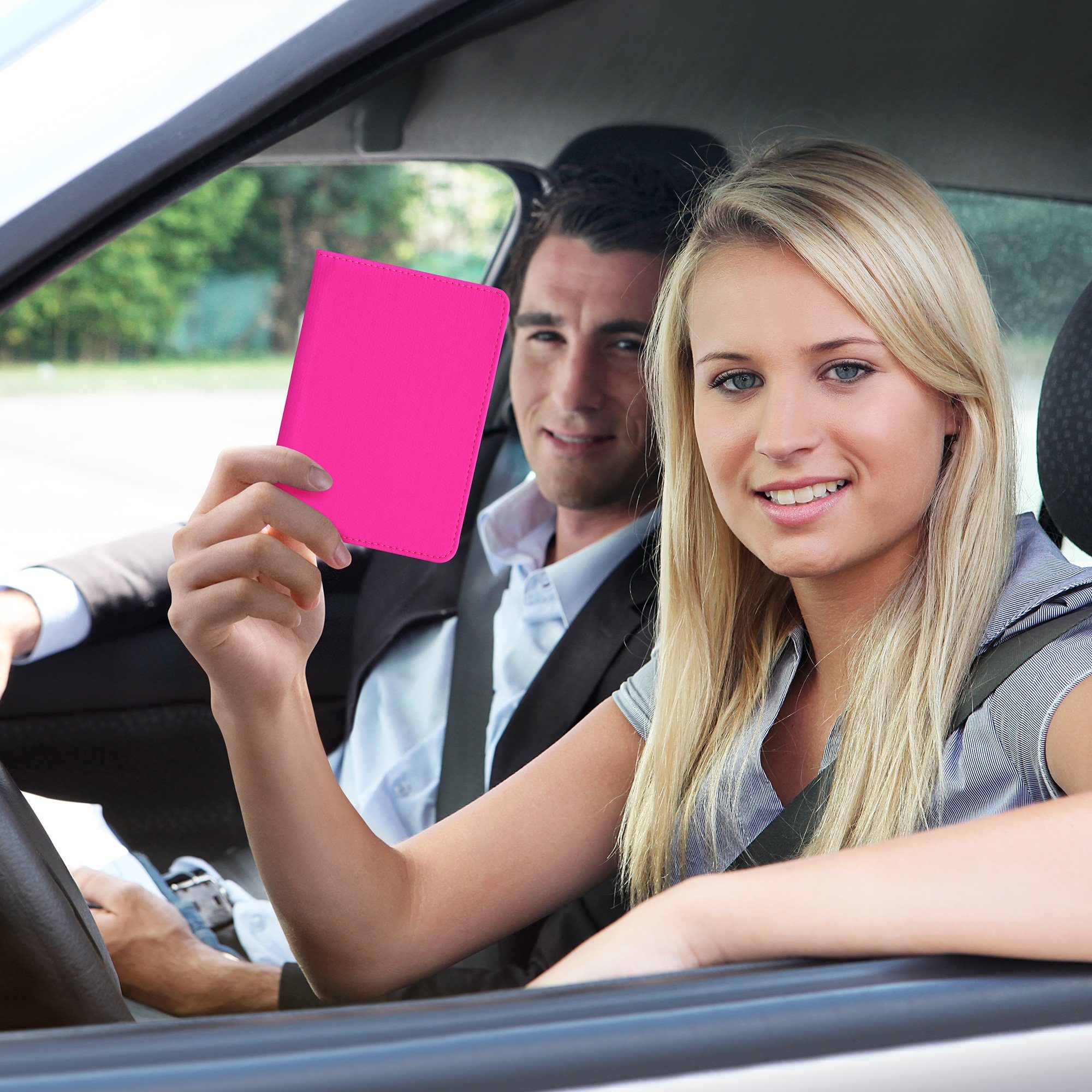 kwmobile Etui Fahrzeugschein Hülle mit Kartenfächern, Neopren Etui Tasche f günstig online kaufen