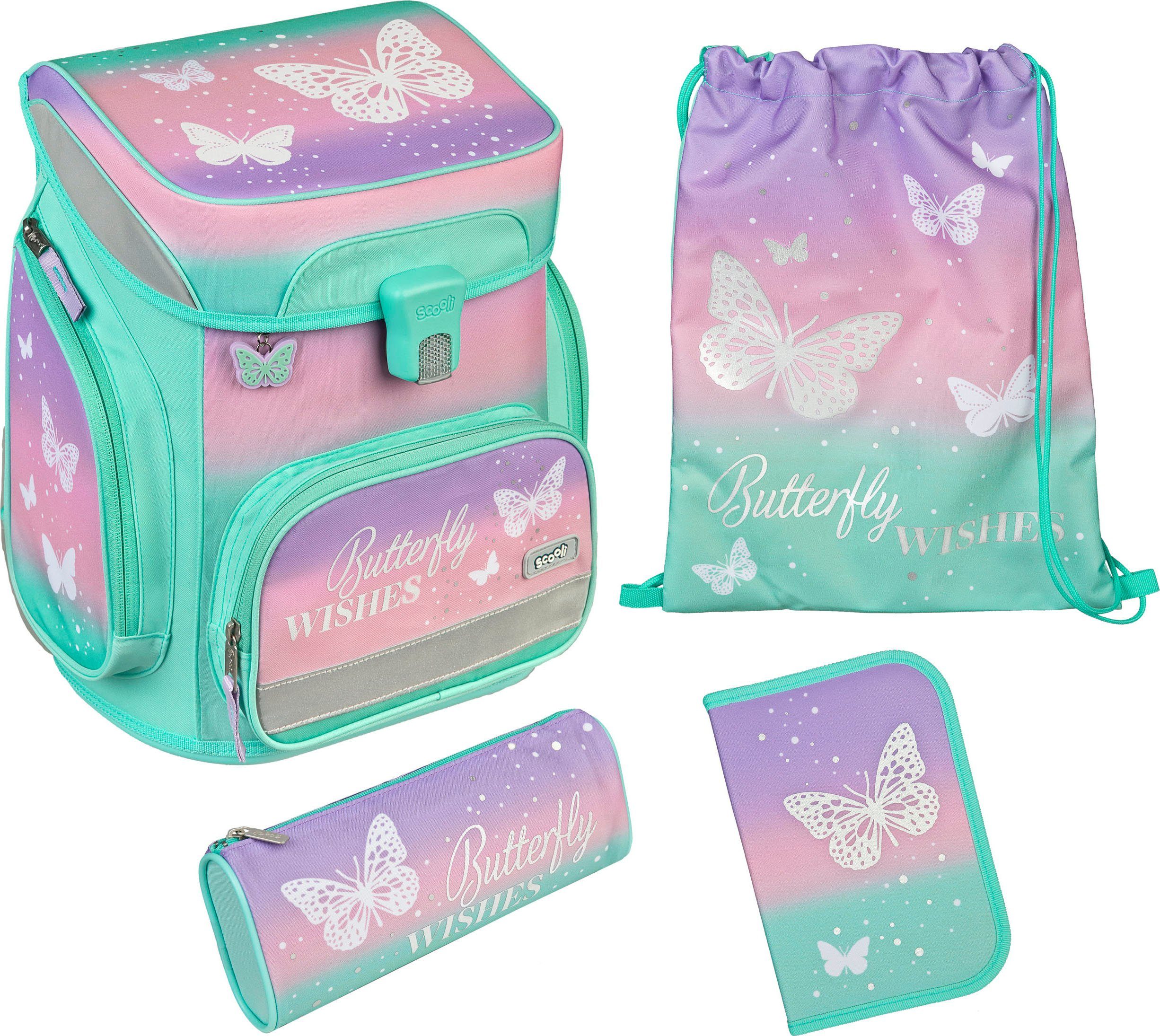 Scooli Ранцы EasyFit, Butterfly Wishes (5-tlg)