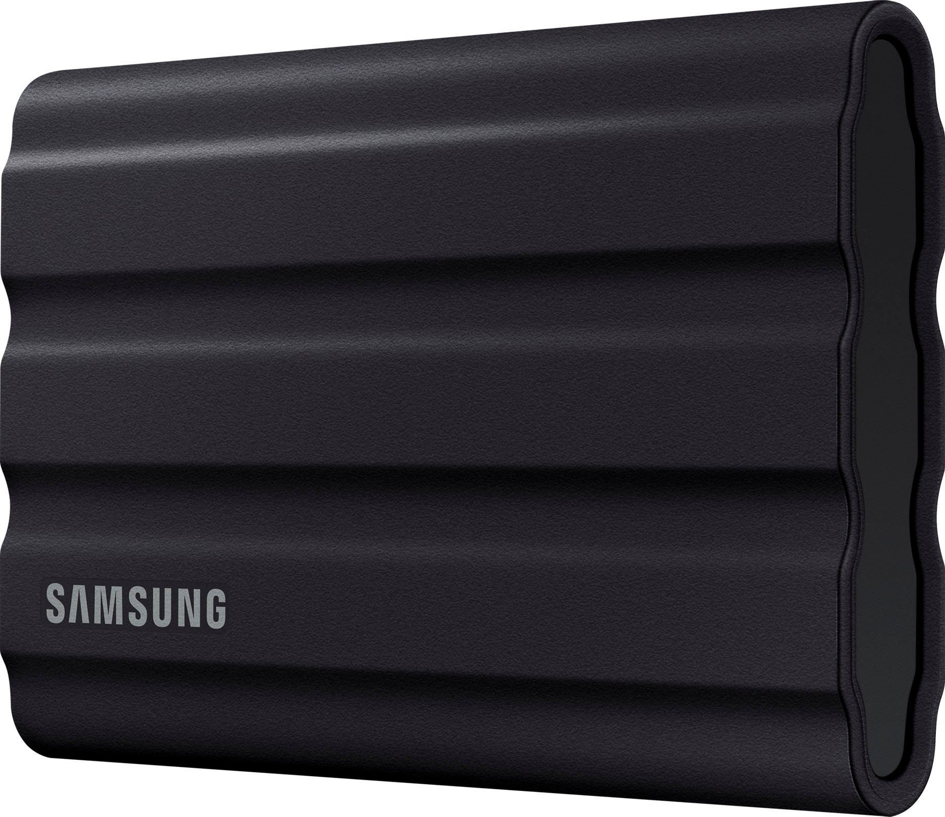 Samsung Portable SSD T7 Shield externe SSD (1 TB) 1050 MB/S  Lesegeschwindigkeit, 1000 MB/S Schreibgeschwindigkeit, Kompatibel: mit  Macs, PCs, Android™-Geräten oder Spielkonsolen