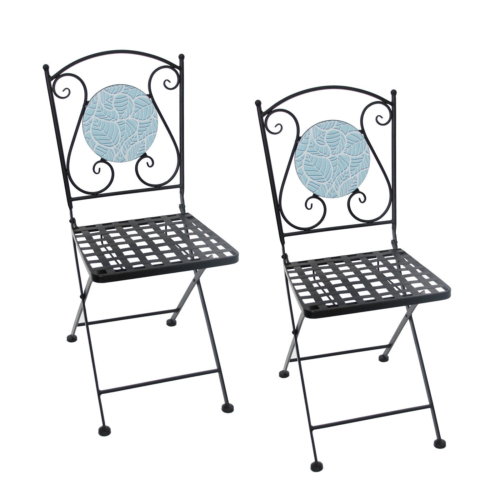 Gartenstuhl Gartenstühle 2 Stück Celia Blätter