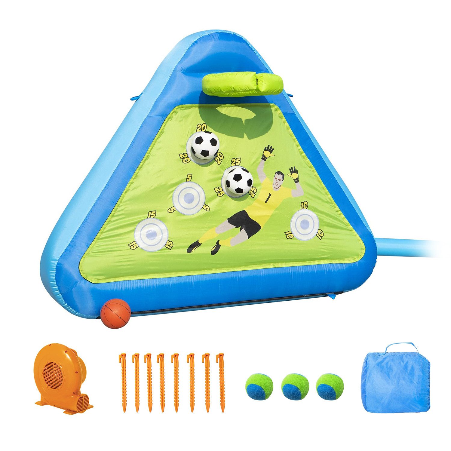 Bestway Lernspielzeug Bestway® Spielboard, 225 x 100 x 185 cm, mit Dauergebläse (Set)