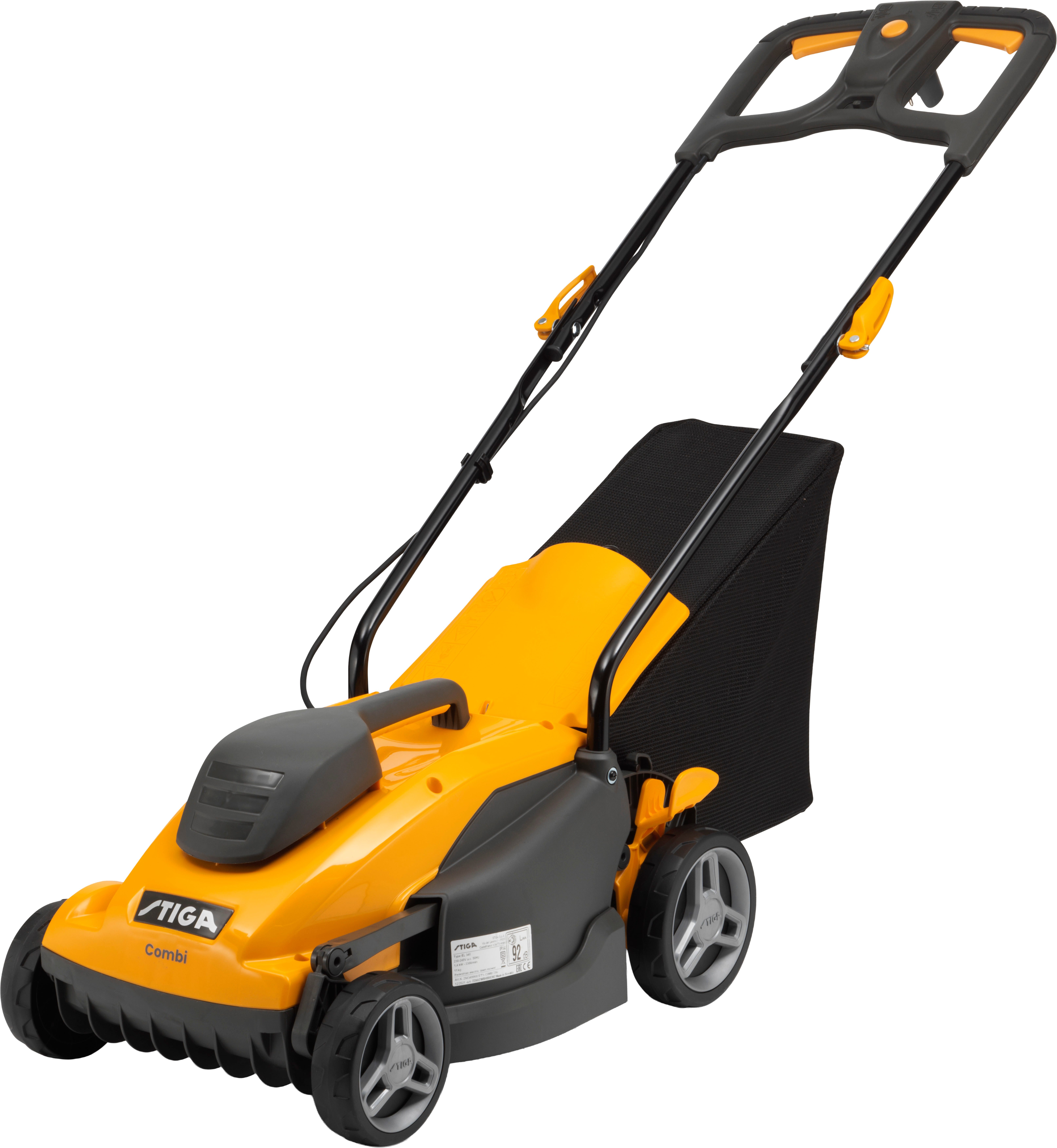STIGA GARDEN Elektrorasenmäher Combi 336c, 34 cm Schnittbreite, Mulchfunktion