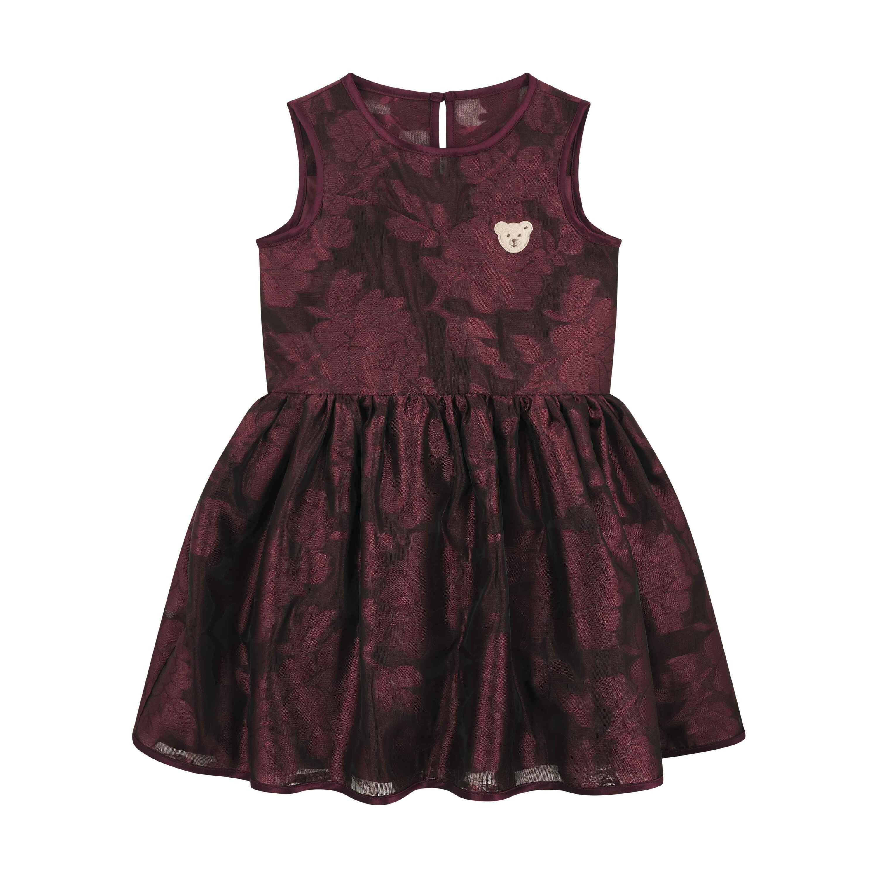 Steiff Trägerkleid Kleid ohne Arm Festive Luxe, gefüttert