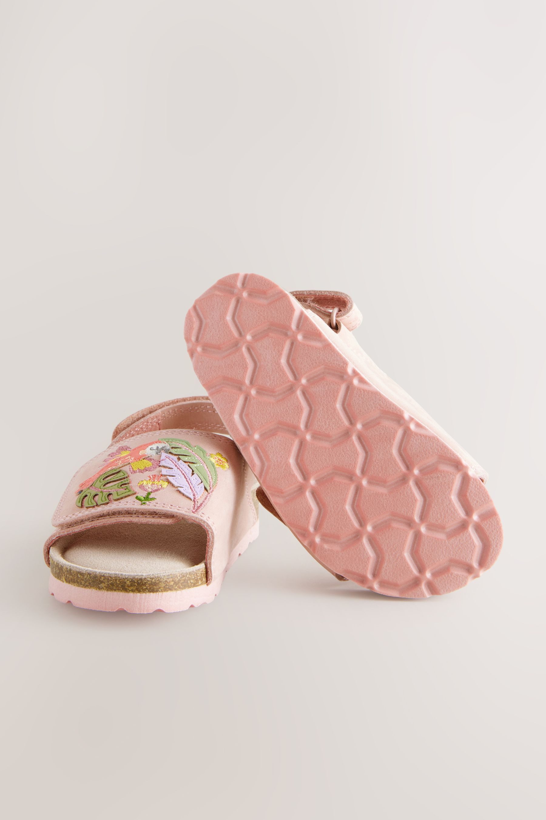 Next Sandalen mit Klettverschluss und Kork-Fußbett günstig online kaufen