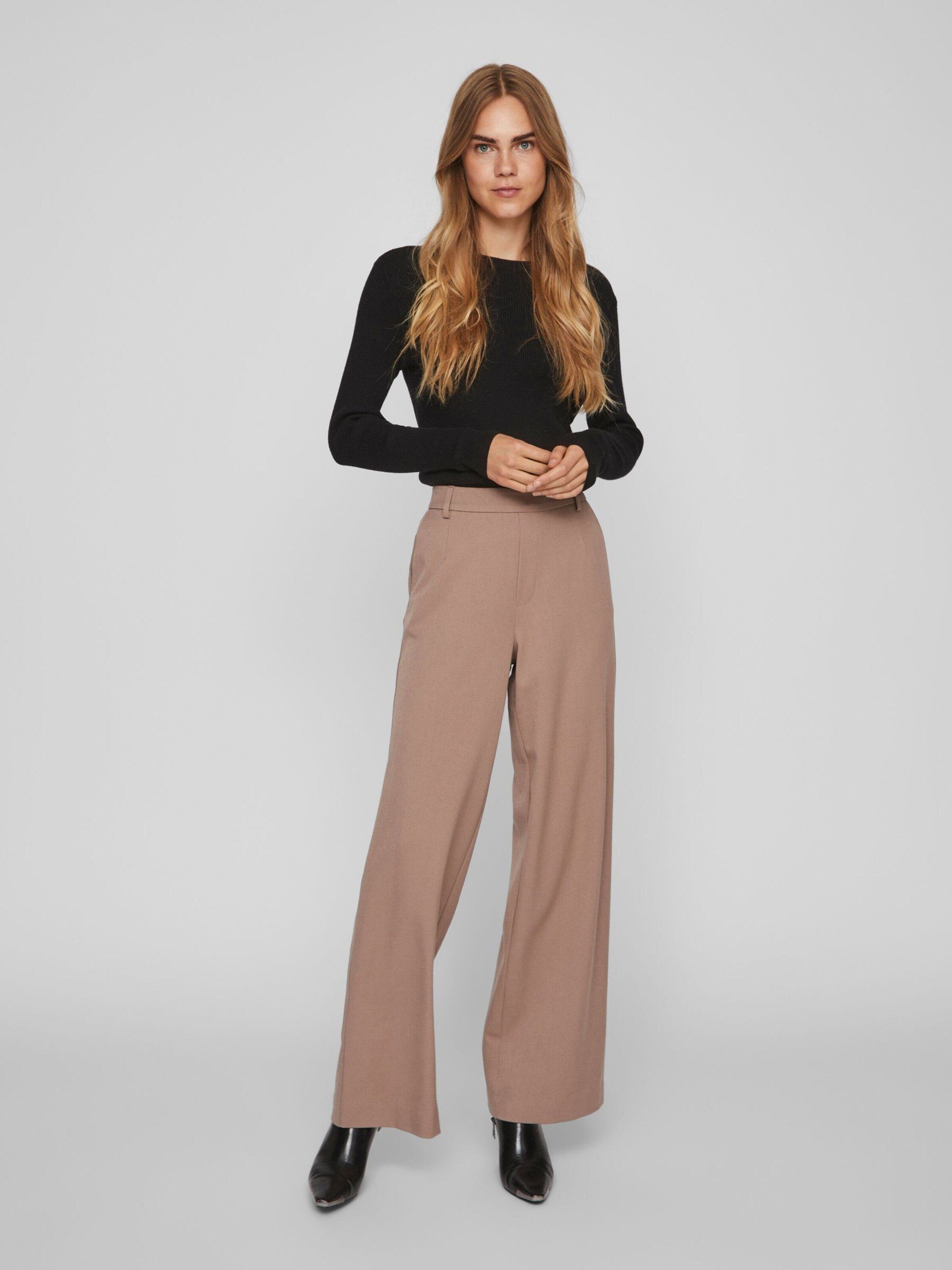 Vila Stoffhose VIVarone (1-tlg) Plain/ohne Details