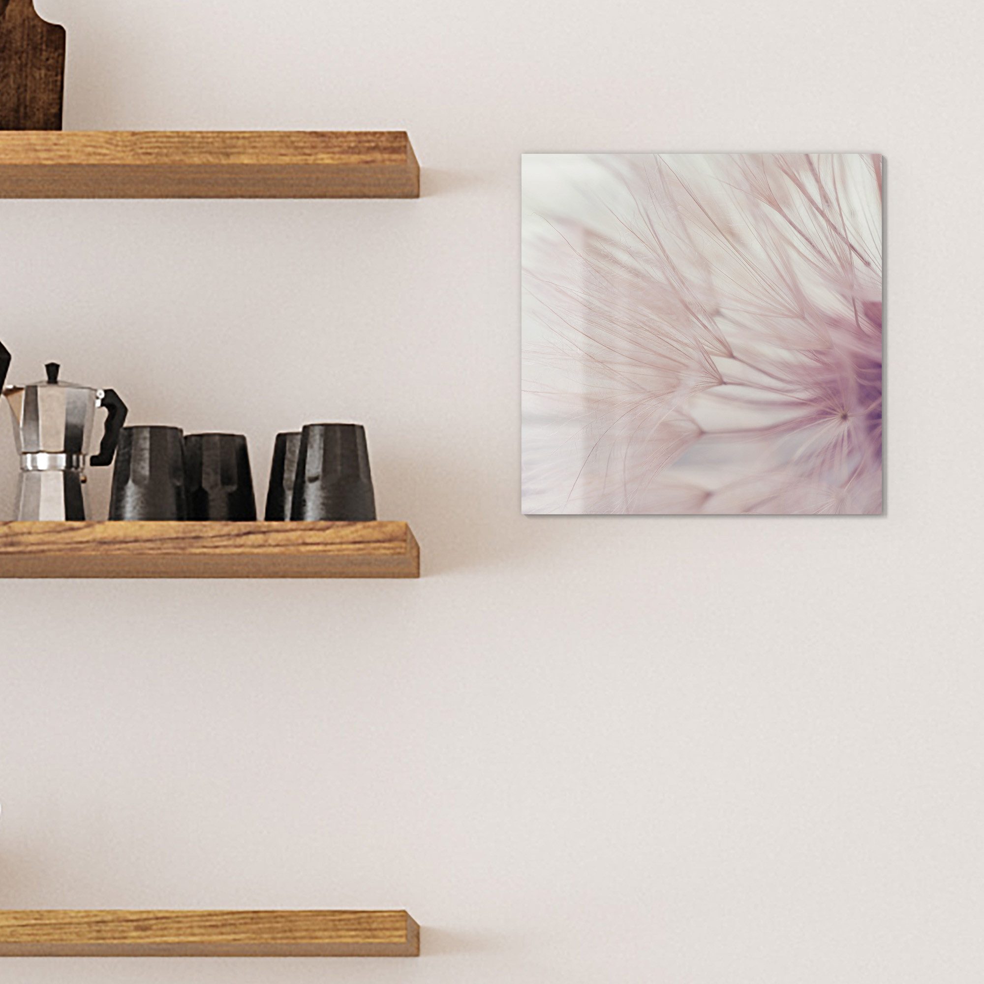 DEQORI Magnettafel 'Zarte Pusteblume', Whiteboard Pinnwand beschreibbar