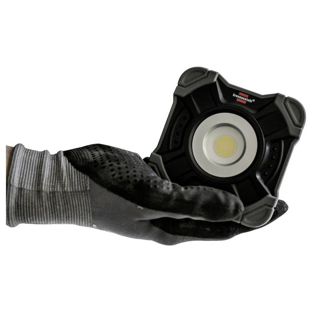 Brennenstuhl Baustrahler Akku LED Arbeitsstrahler1000lm, IP54 1173700009, Mit USB-Anschluss, Mit Schalter