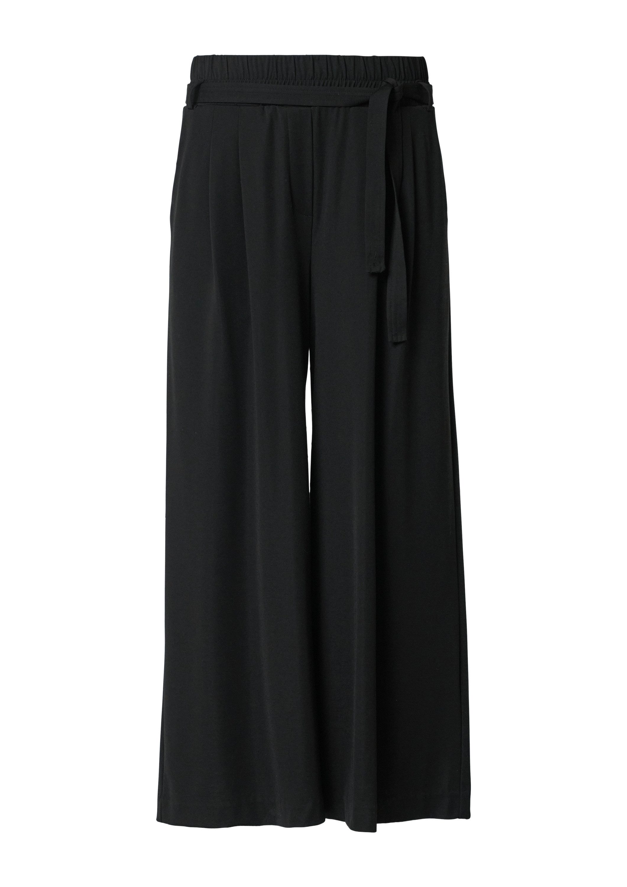 comma Culotte Hose Loose: Stoffhose in Crop-Länge
