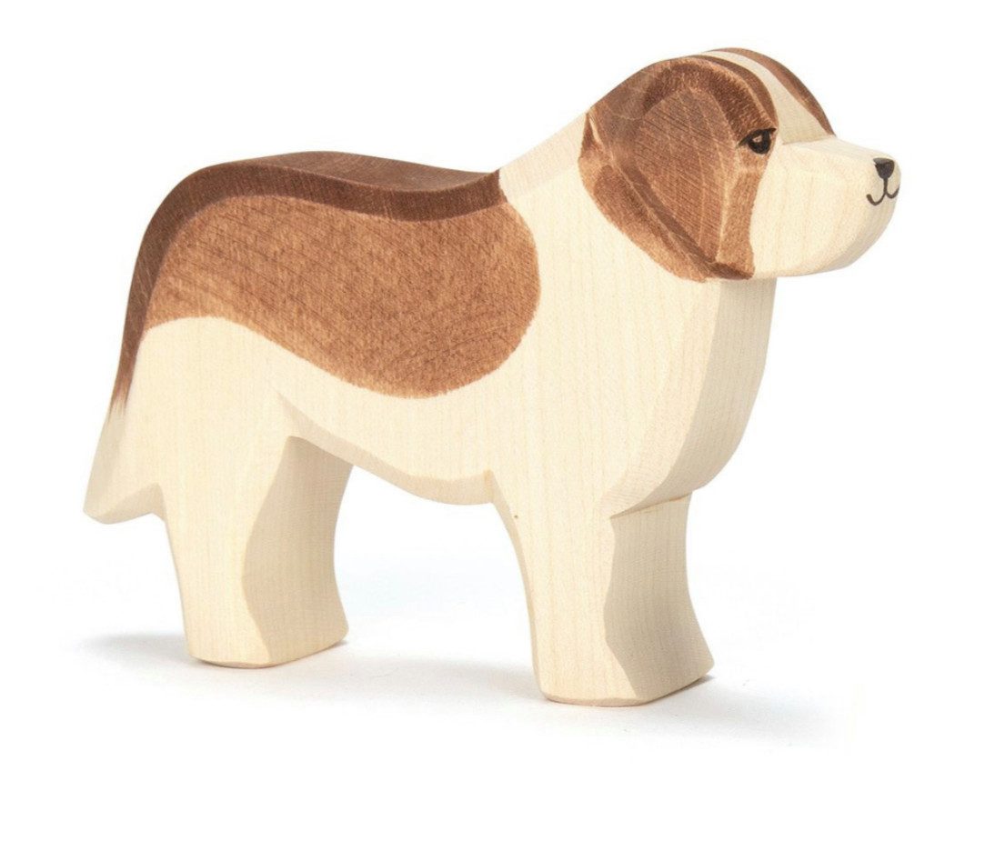 Ostheimer Spielfigur Bernhardiner, Hund, Holztier, Spieltier, (Set, 1-tlg., 1), Made in Germany