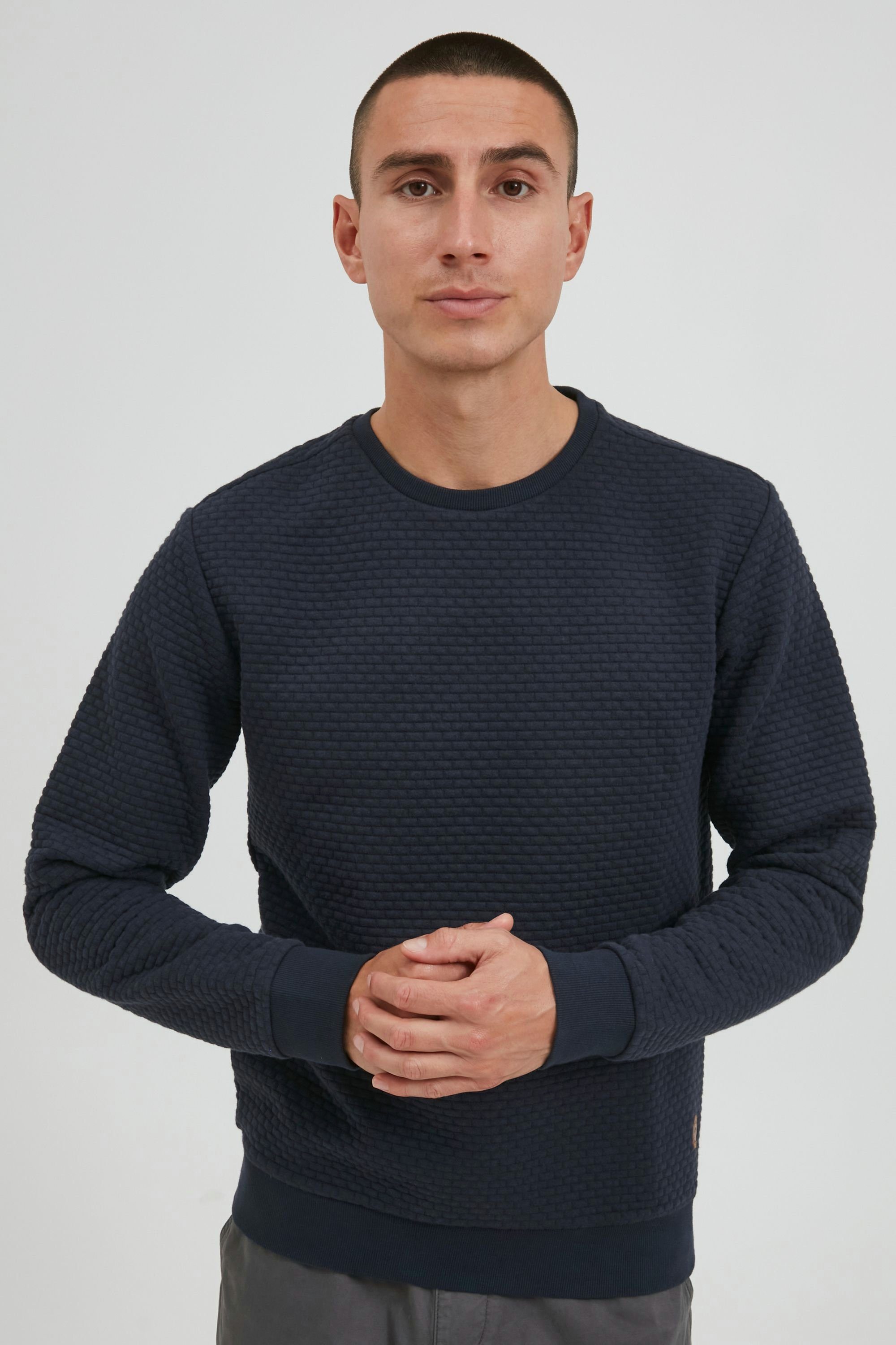 Indicode Sweatshirt IDAnthony Sweatshirt mit Rundhalsausschnitt Navy (400)