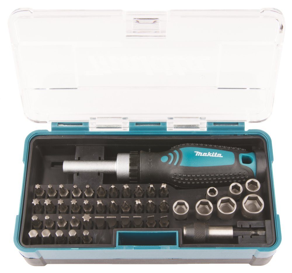 Makita Bit-Set mit Ratsche B-36170, 1-St., 47-tlg günstig online kaufen
