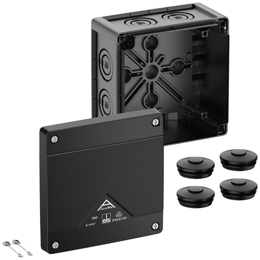 SPELSBERG Распределителиbox Spelsberg 40600001 Abzweigkasten (L x B x H) 127 x 127 x 75 mm Schwarz